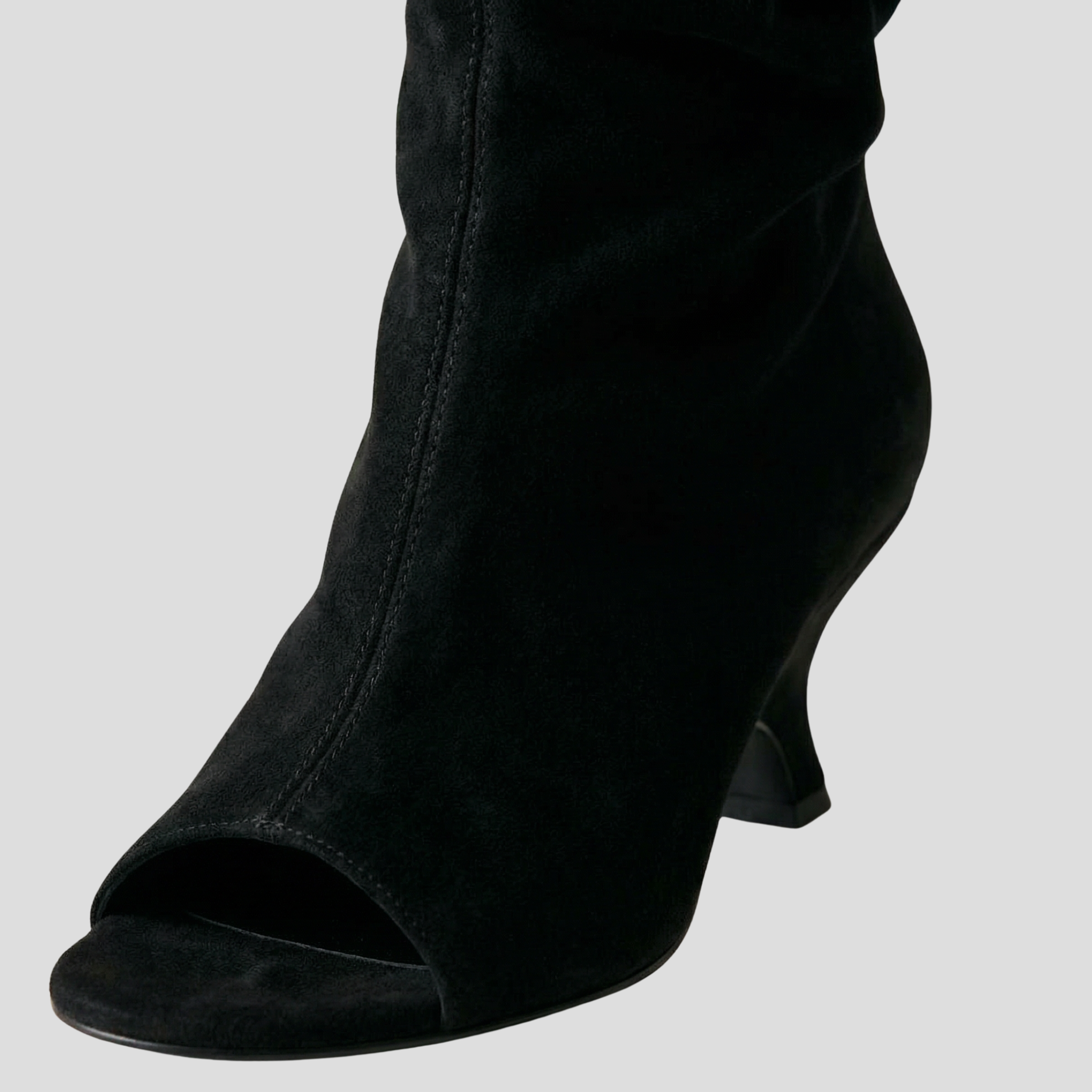 Women Boots | Open Toe Structure & Knee-High Vertical Form for Daily Use
