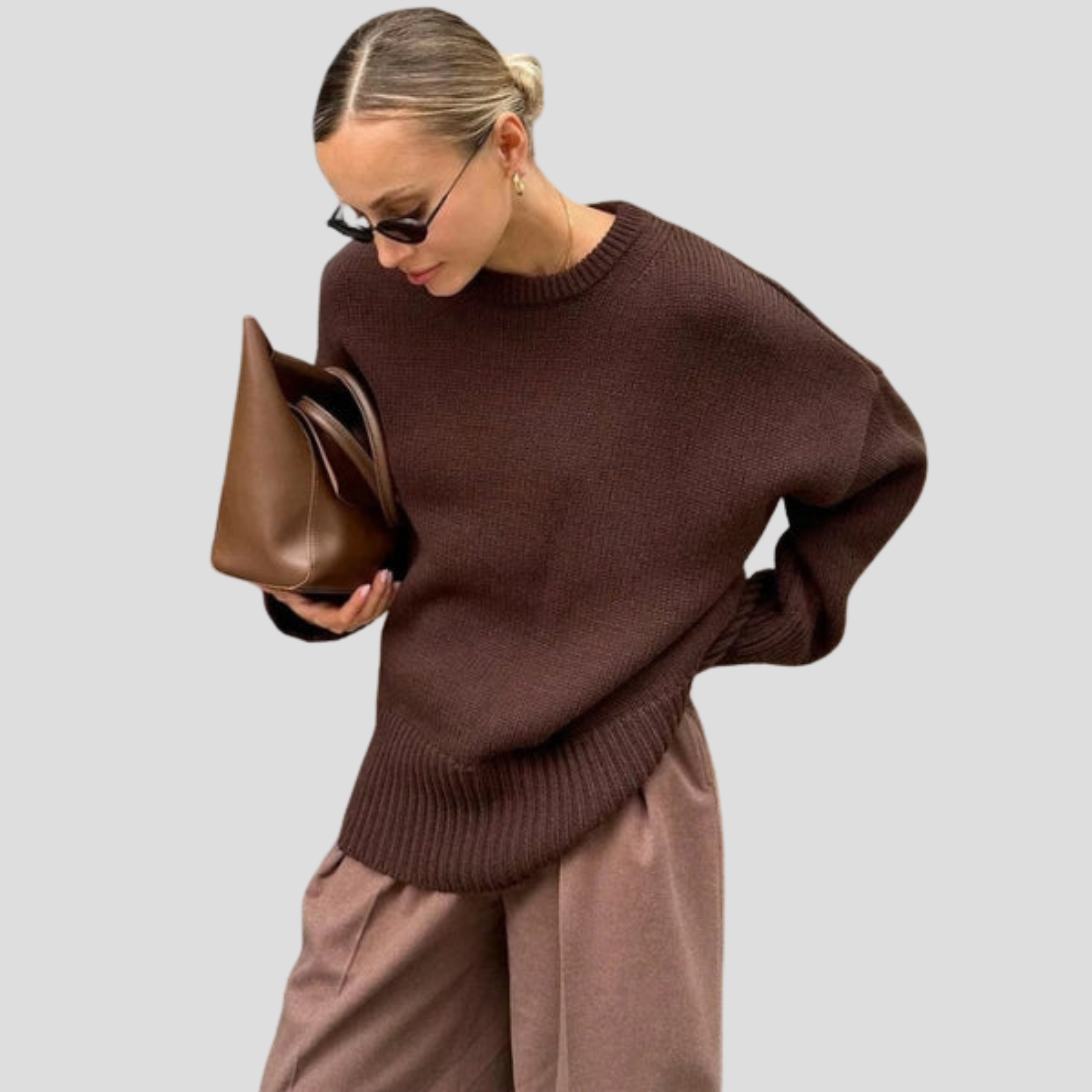Women Sweater | Oversized Silhouette & Clear Balance for Everyday Settings