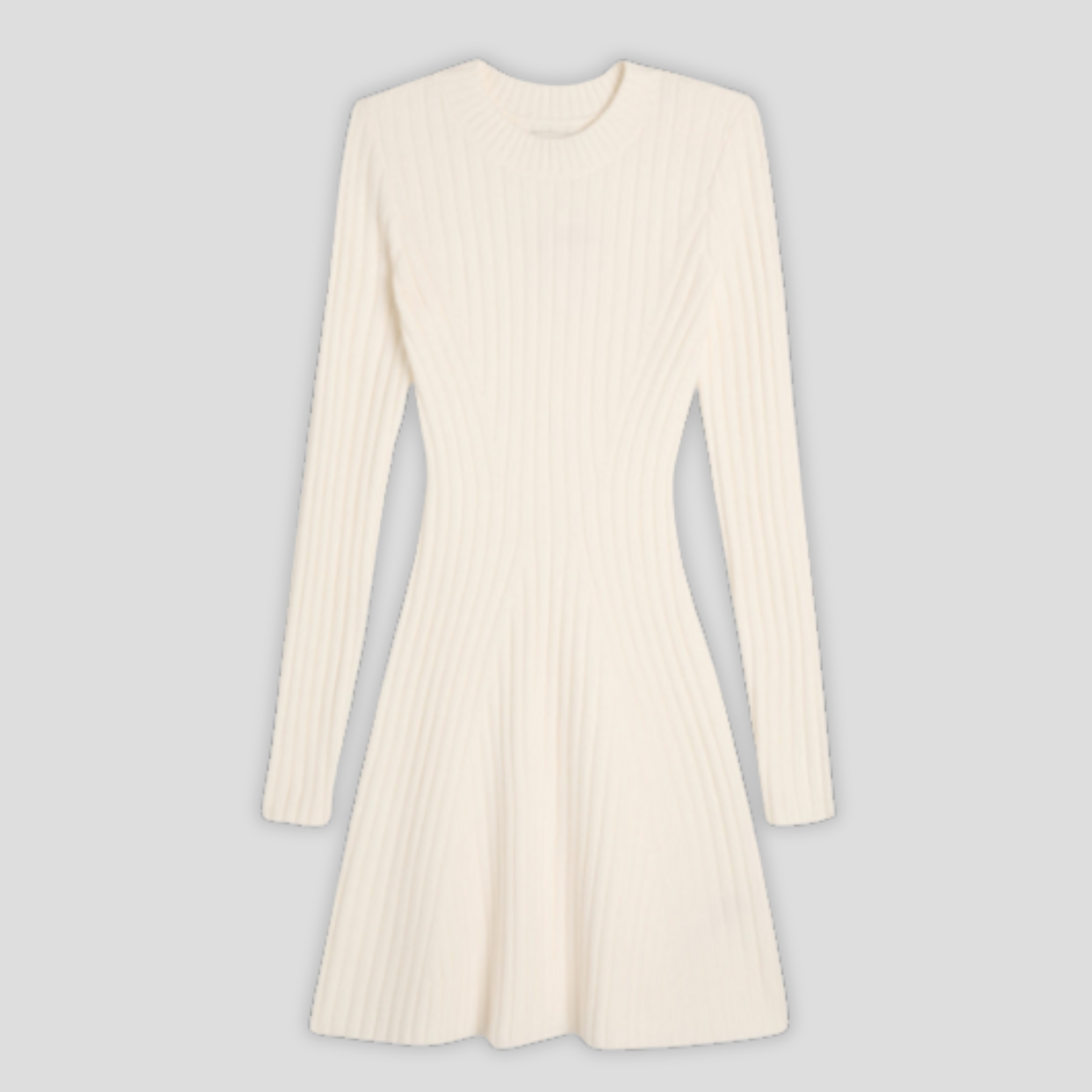 Women Mini Dress | Ribbed Texture Detail & Fit-and-Flare Silhouette for Daily Wear