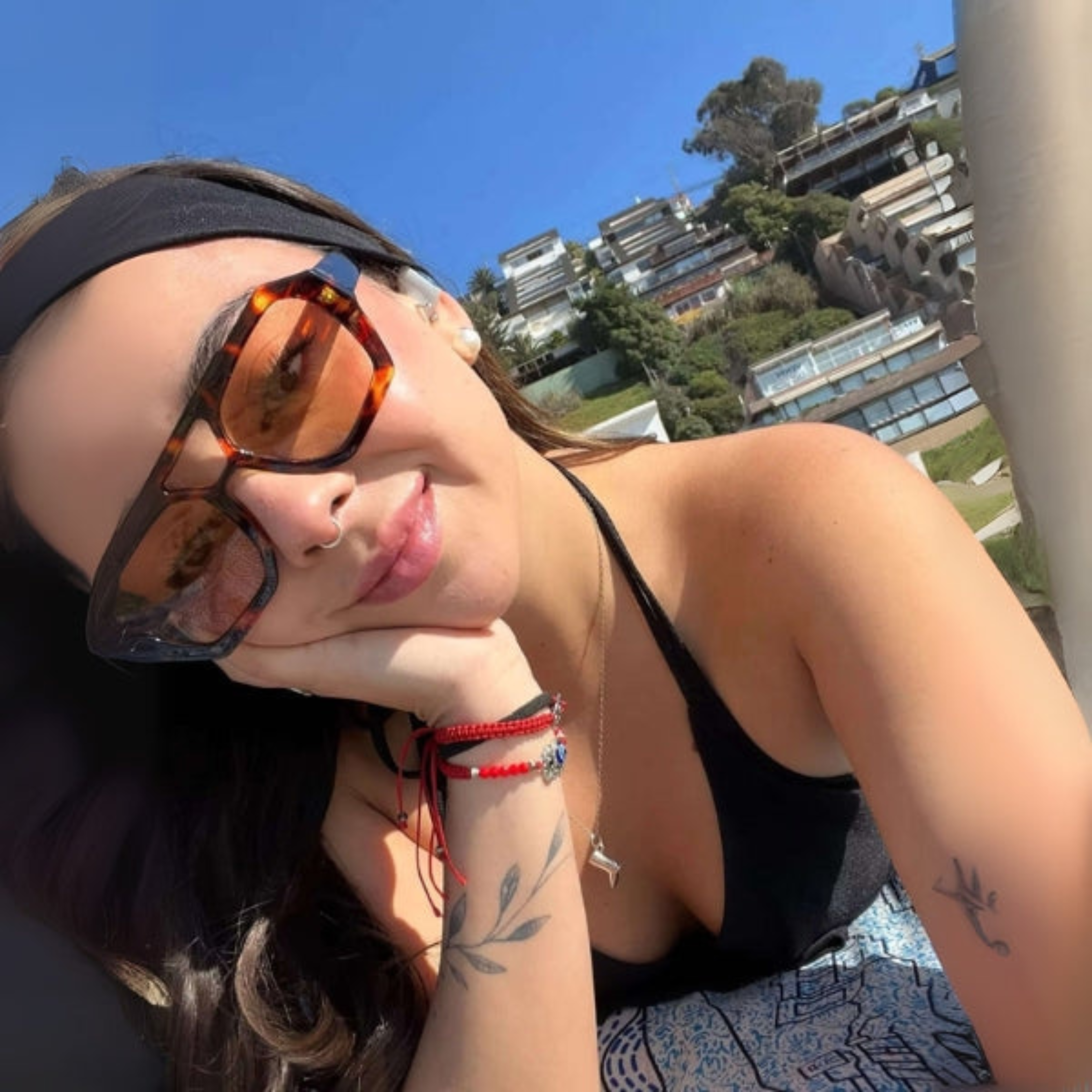 Women Sunglasses | Geometric Frame Shape & Oversized Lens Silhouette for Daily Wear