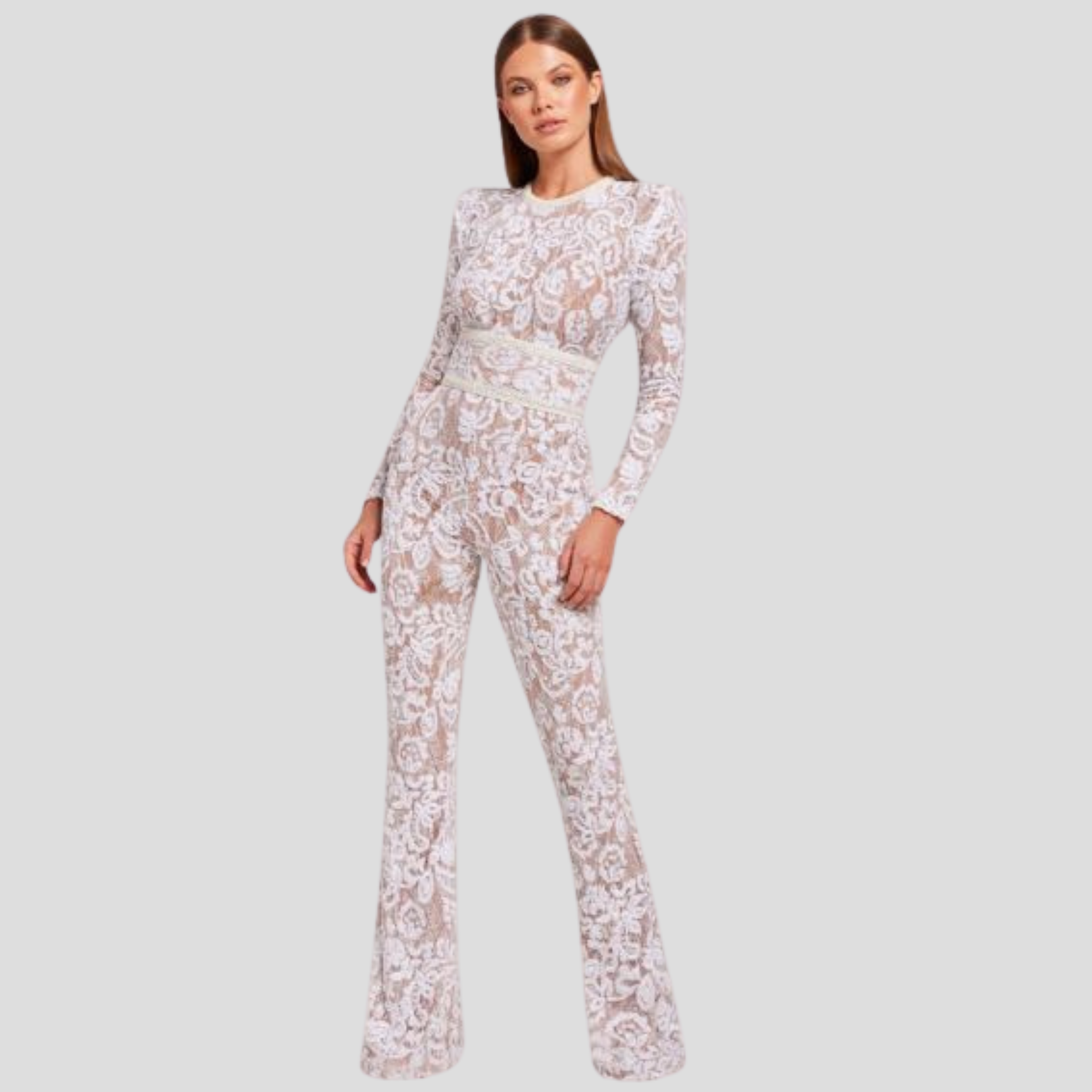 Women Jumpsuit | Fitted Bodice & Flared Leg Silhouette for Daily Wear