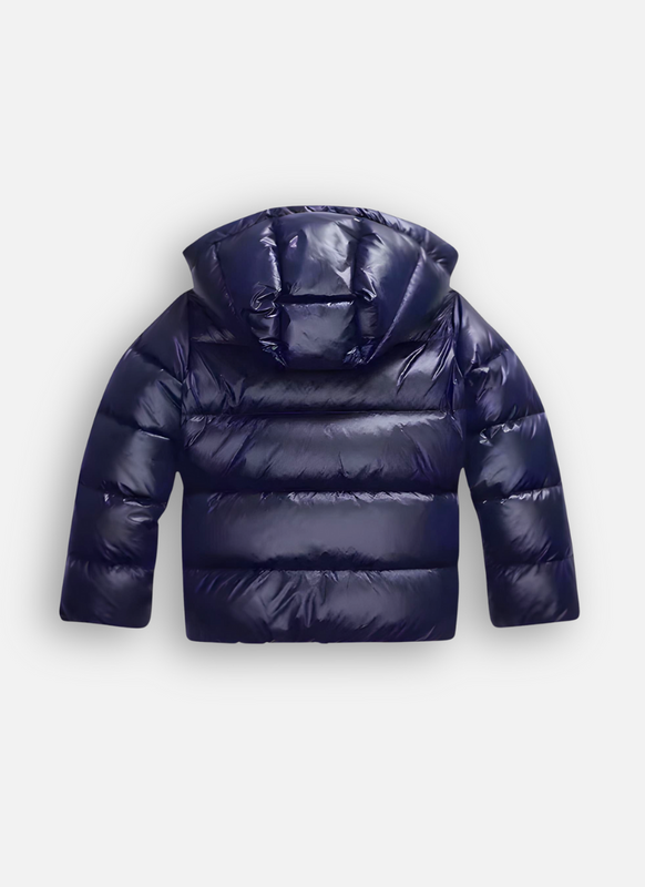 Women's Glossy Puffer Jacket with Hood | Short | Modern & Stylish for Cold Days