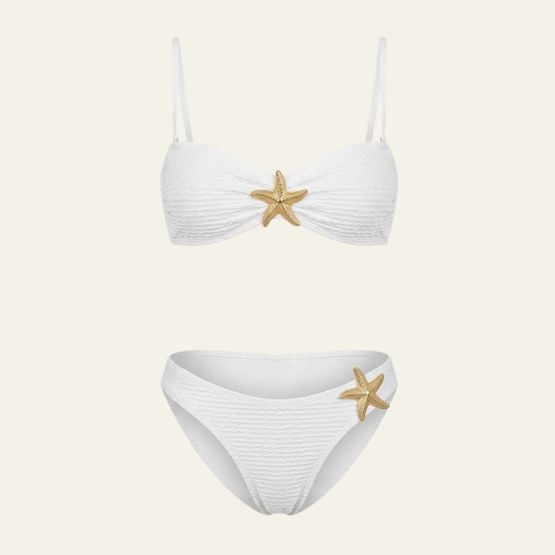 The Amalfi Star-Detail Bikini Set
