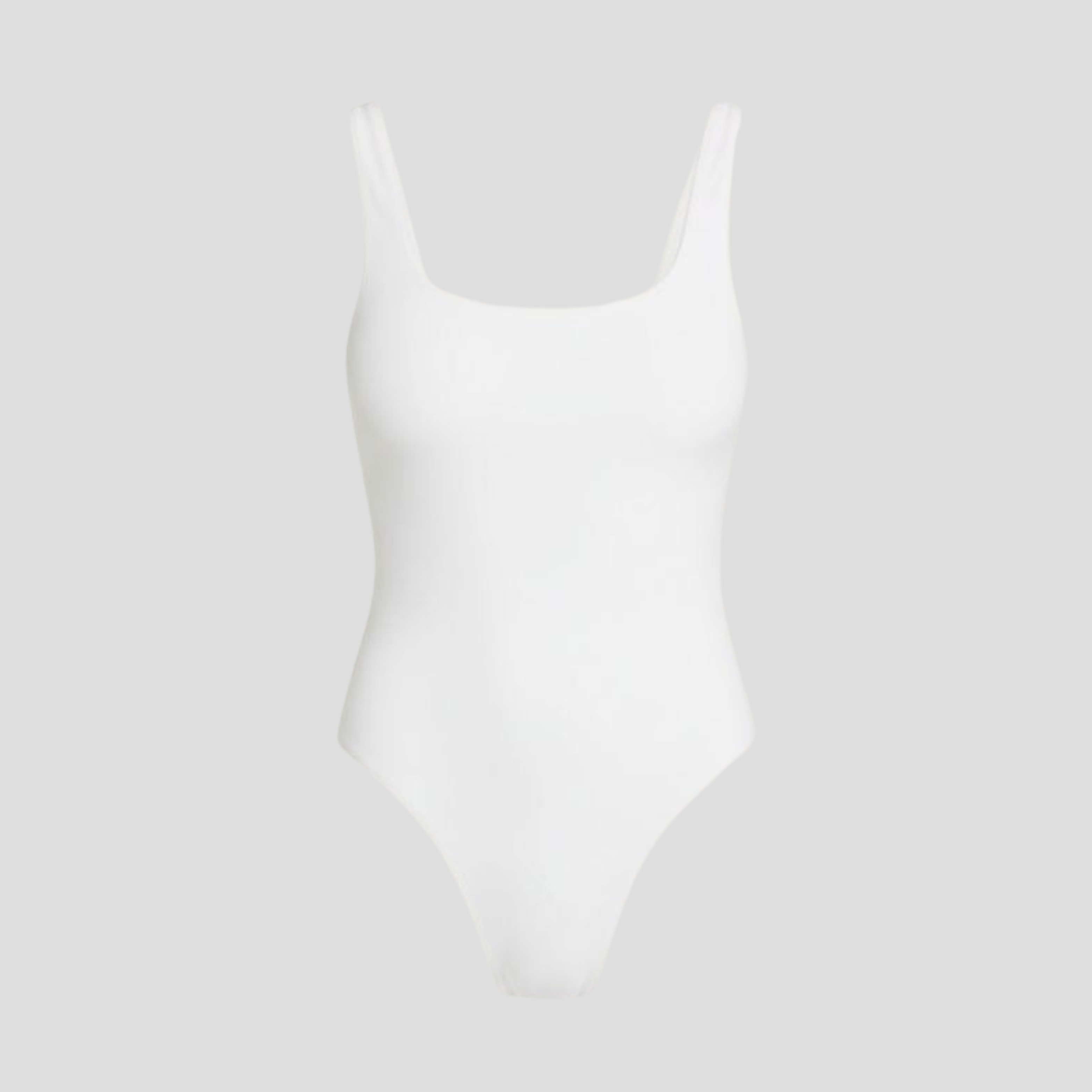 Women One-Piece Swimsuit | Scoop Neckline Form & Open-Back Alignment for Swimwear