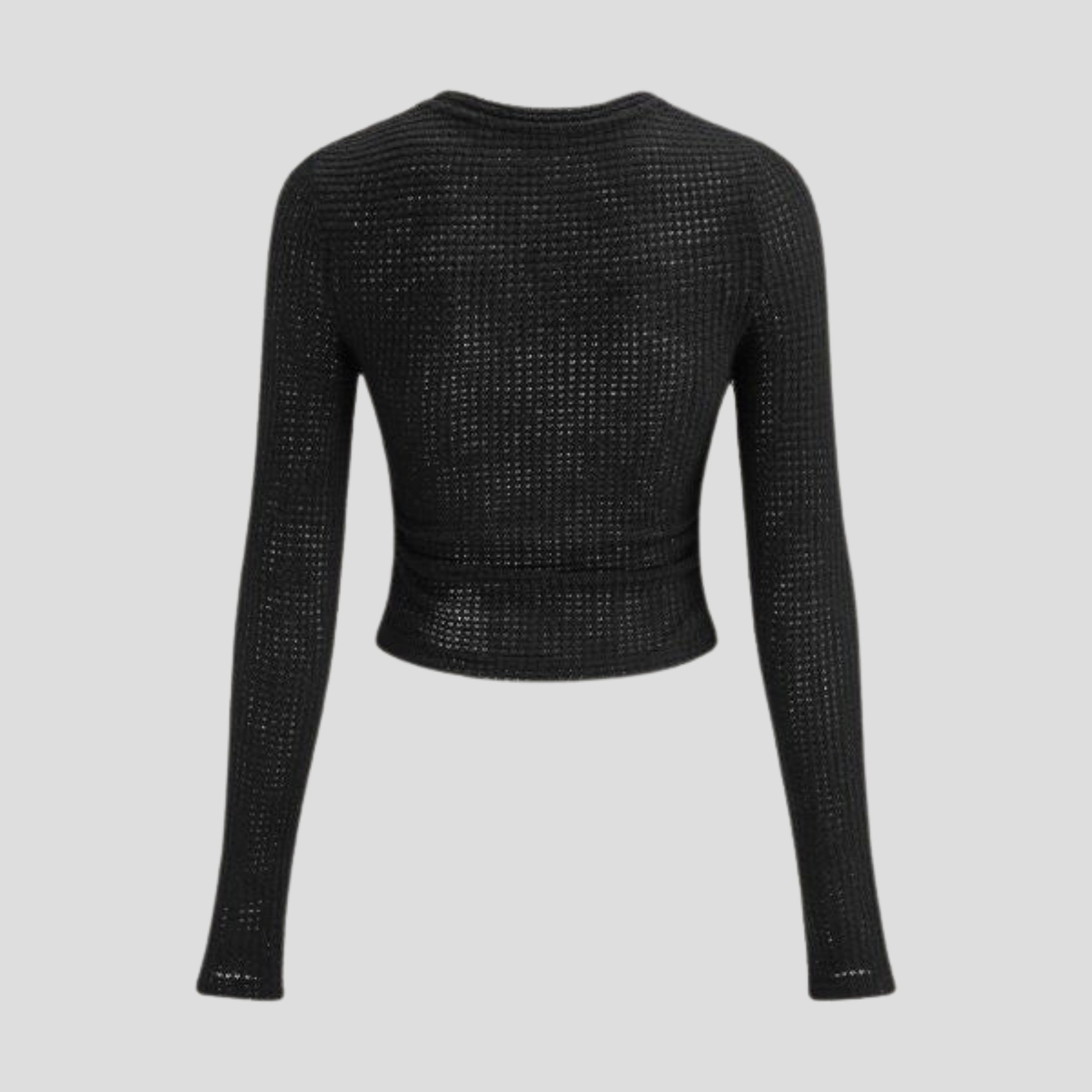 Women Long-Sleeve Top | Textured Surface Definition & Contoured Line Alignment for Daily Wear