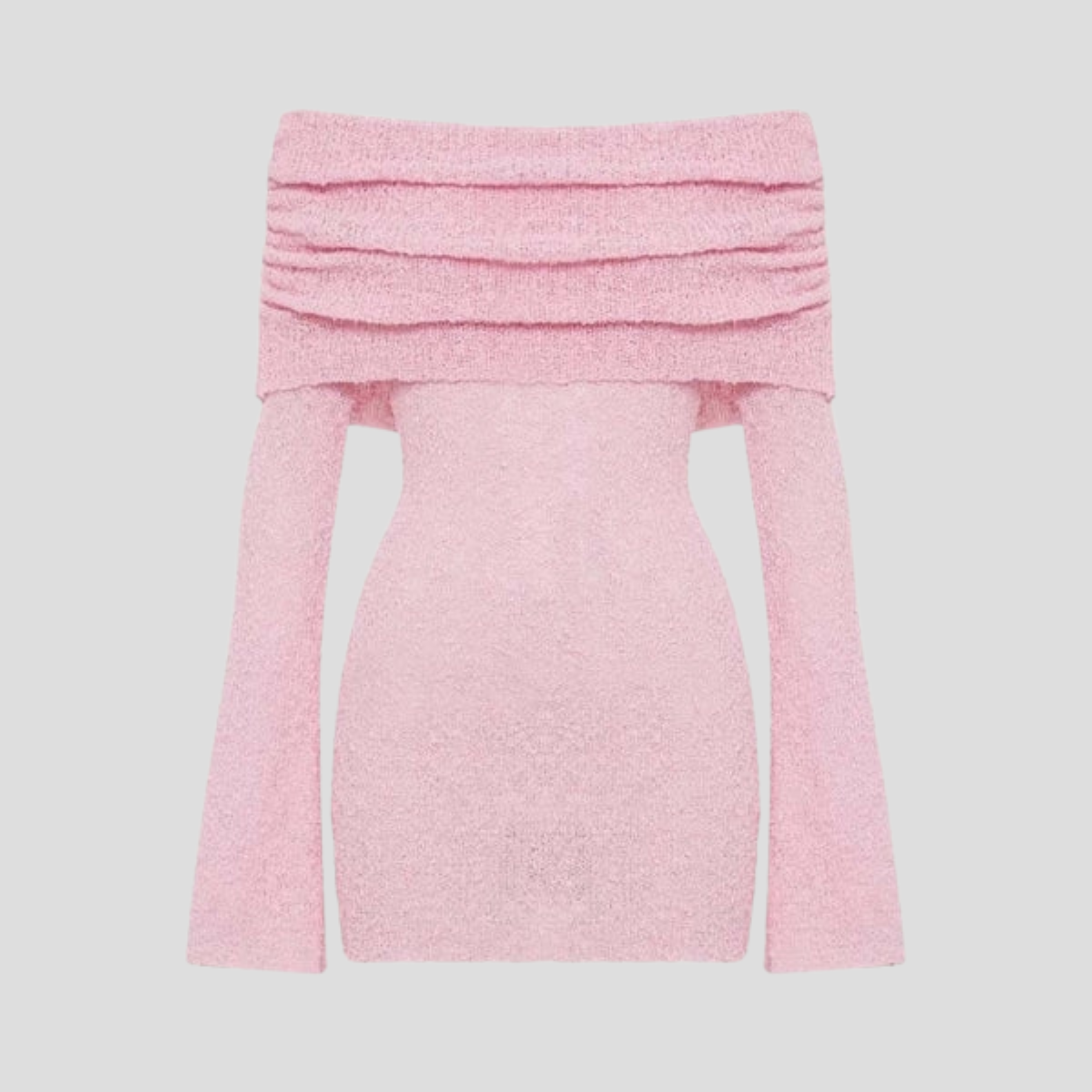 Women Mini Dress | Off-Shoulder Neckline Form & Flared Sleeve Alignment for Occasion Wear