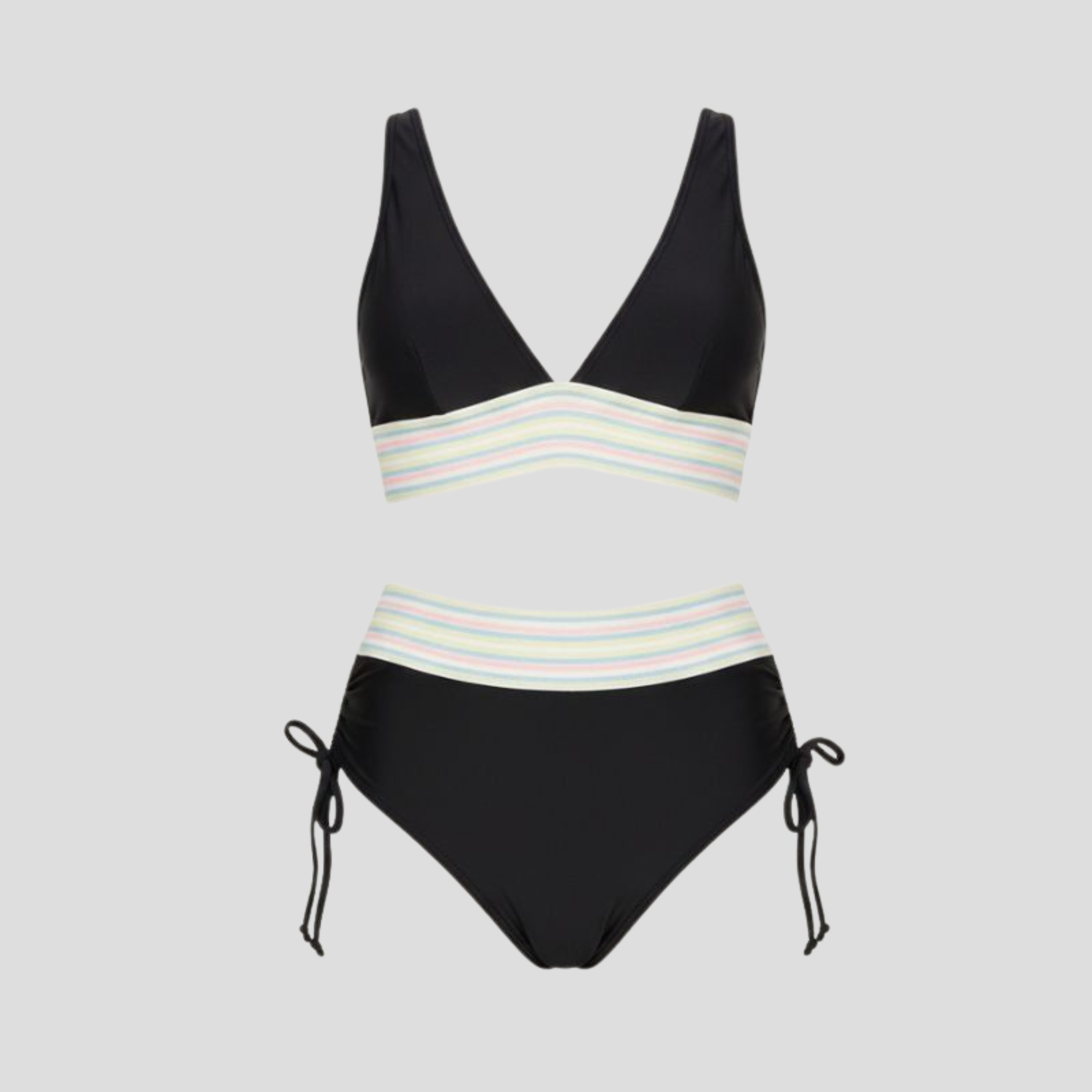Women Bikini Set | Halter Top Form & Elastic Band Alignment for Swimwear