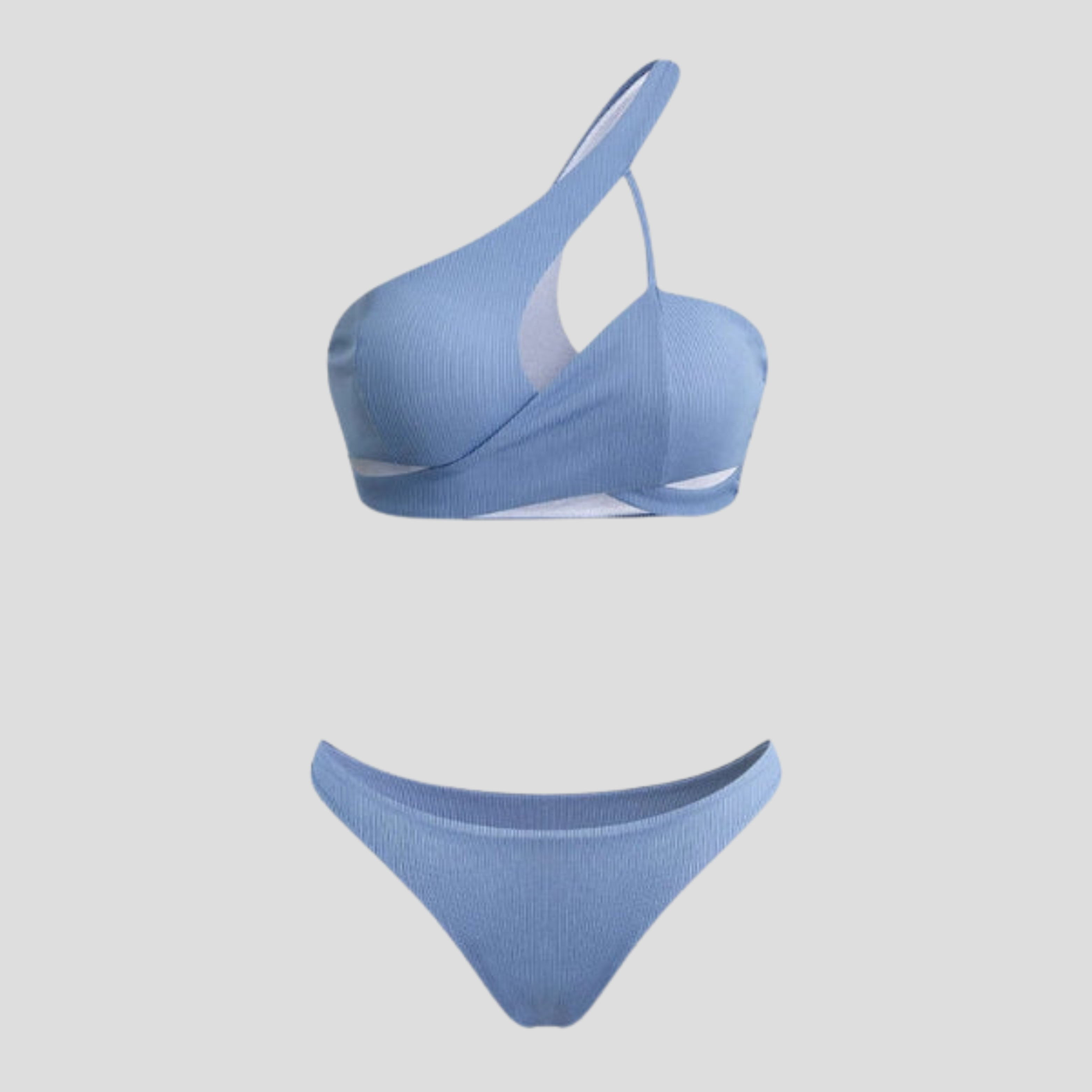 Women Bikini Set | One-Shoulder Form & Cut-Out Alignment for Swimwear