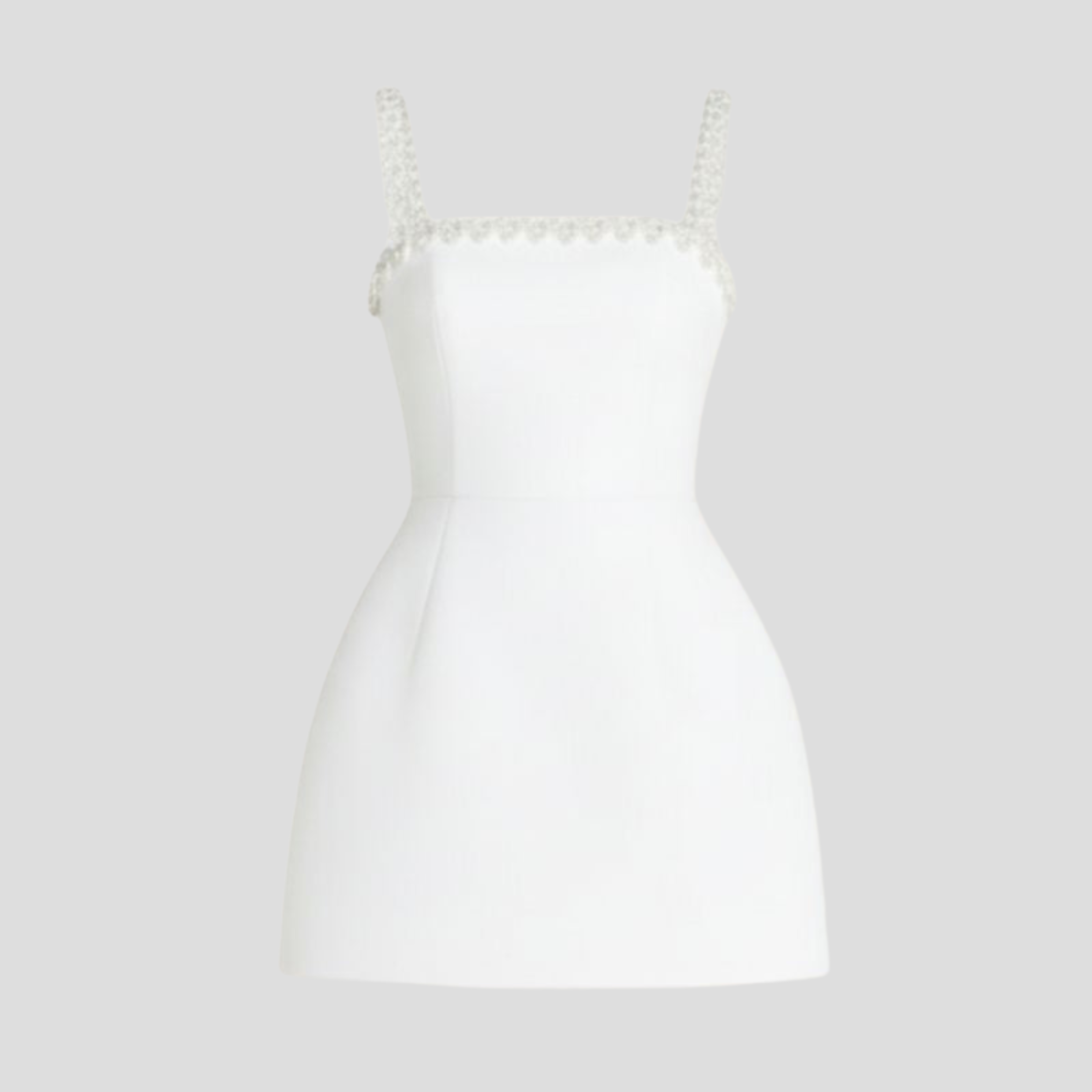 Women Mini Dress | Square Neckline Form & Floral Strap Alignment for Occasion Wear