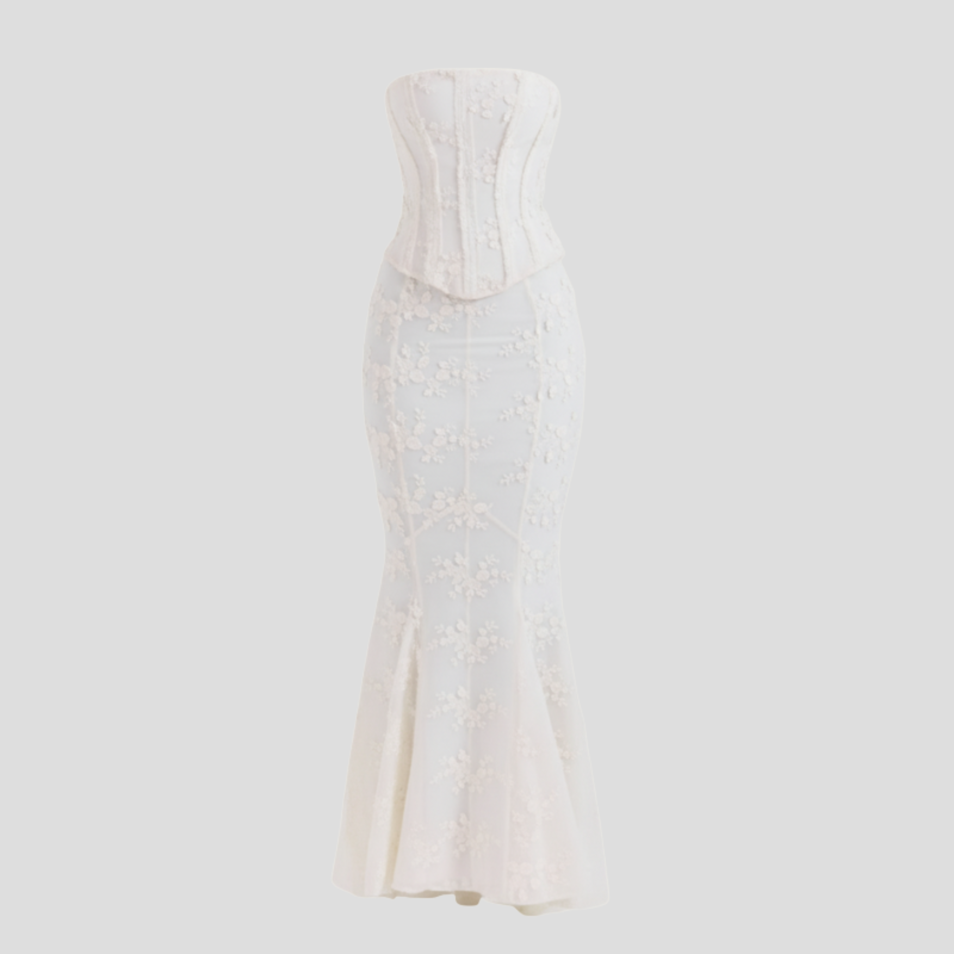 Women Maxi Dress | Embroidered Pattern Form & Corset Bodice Alignment for Occasion Wear
