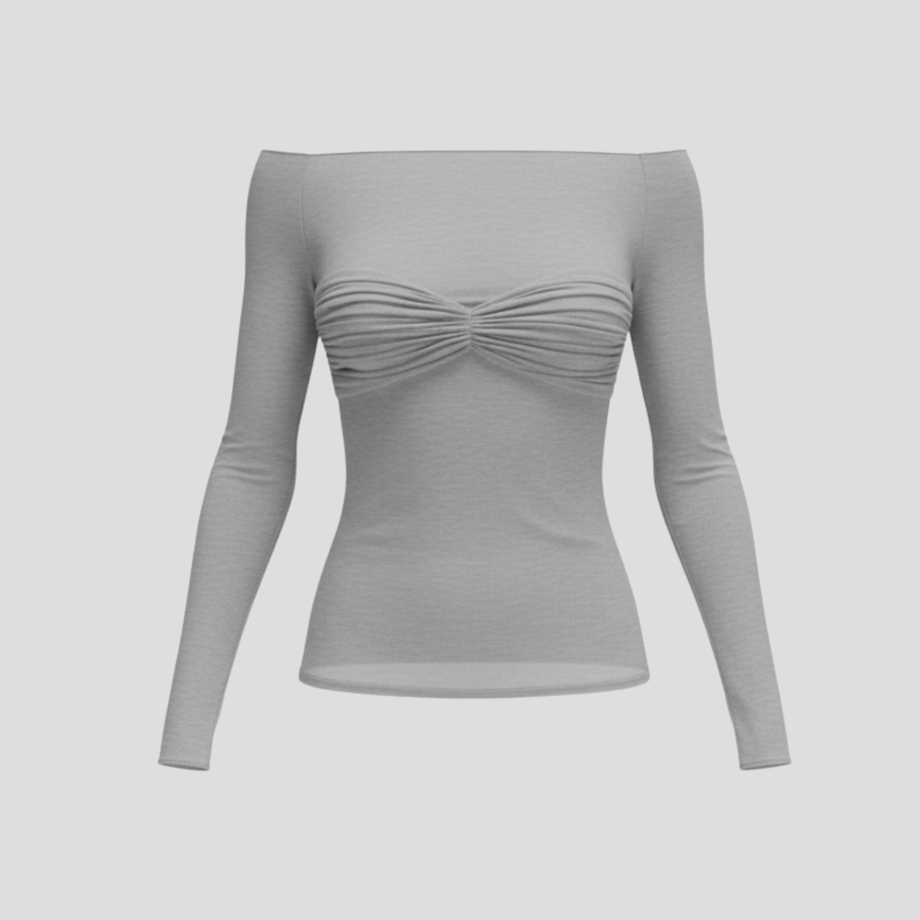 Women Off-Shoulder Top | Ruched Front Definition & Contoured Line Alignment for Occasion Wear