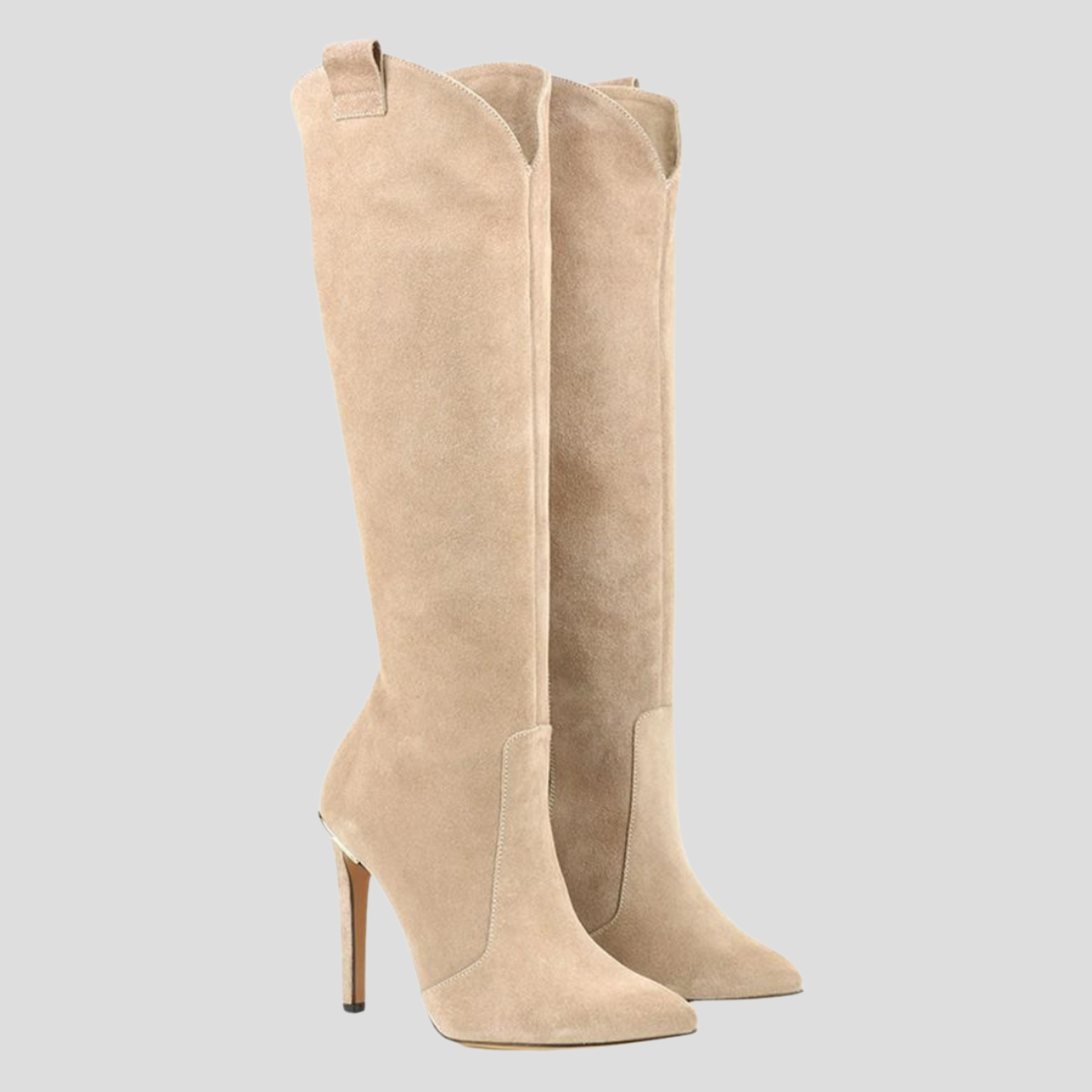 Women Boots | Knee-High Structure & Pointed Toe with Slim Heel Design