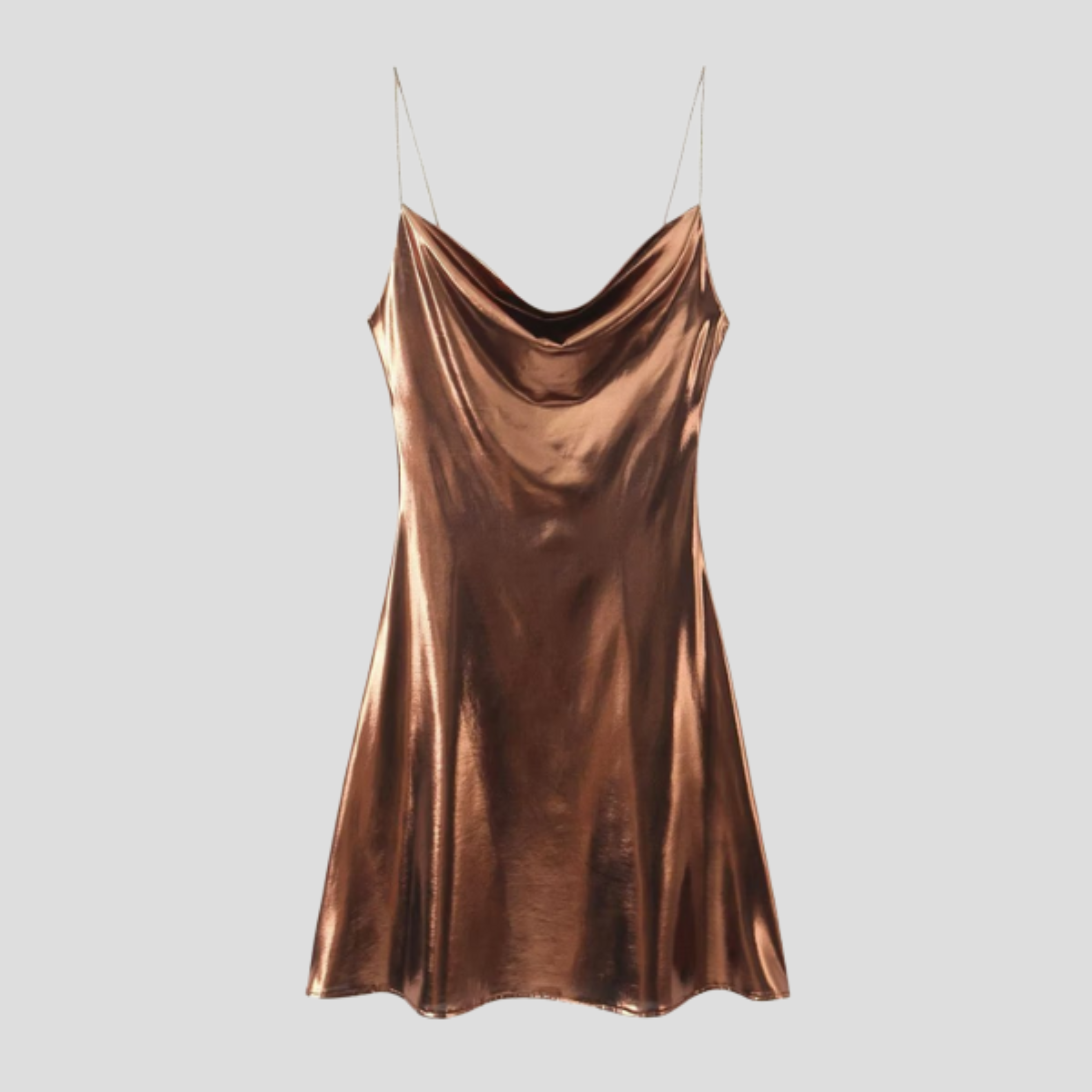 Women Slip Dress | Cowl Neckline Detail & Fluid Silhouette for Evening Wear
