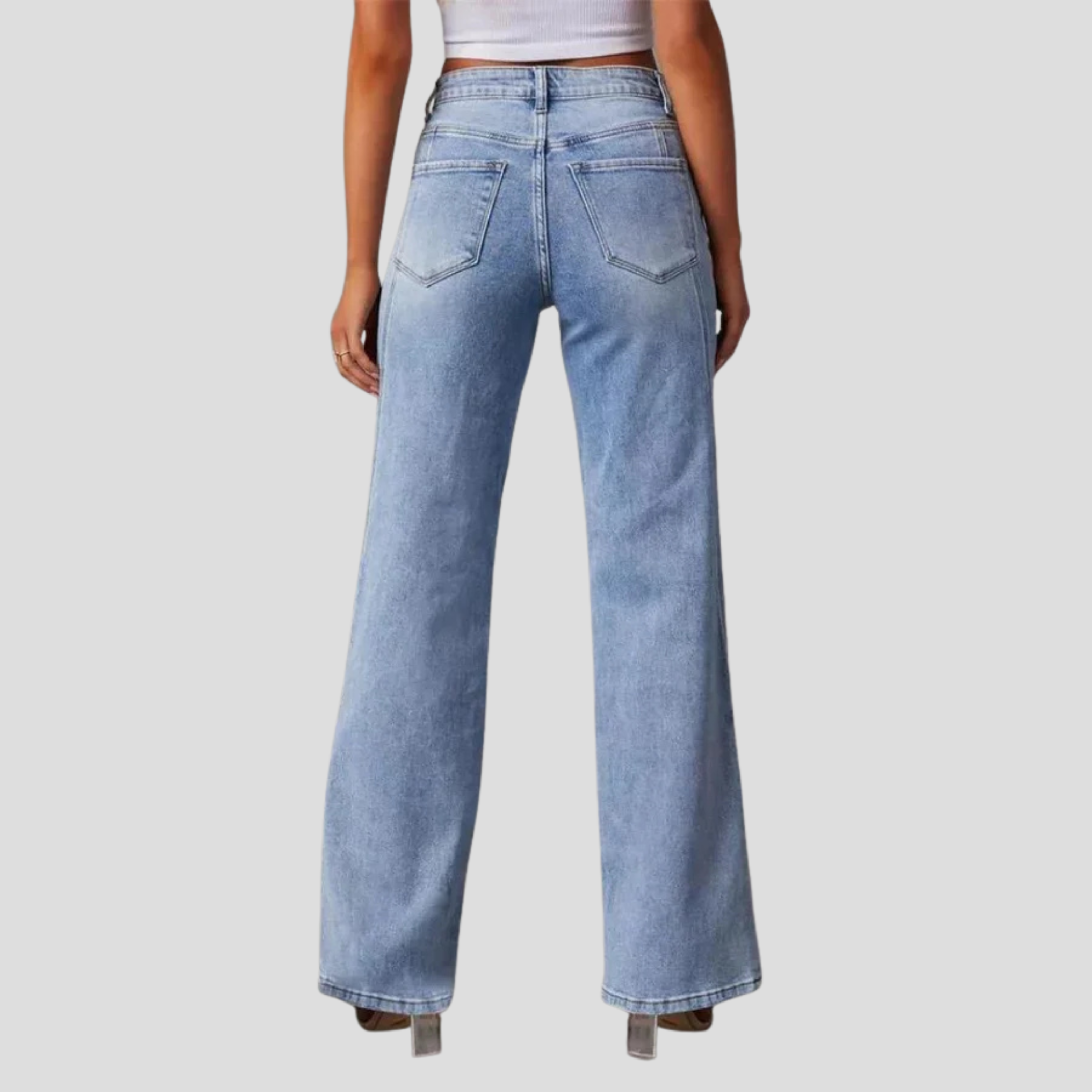Women Jeans | High-Waist Design & Wide-Leg Silhouette for Daily and Urban Wear