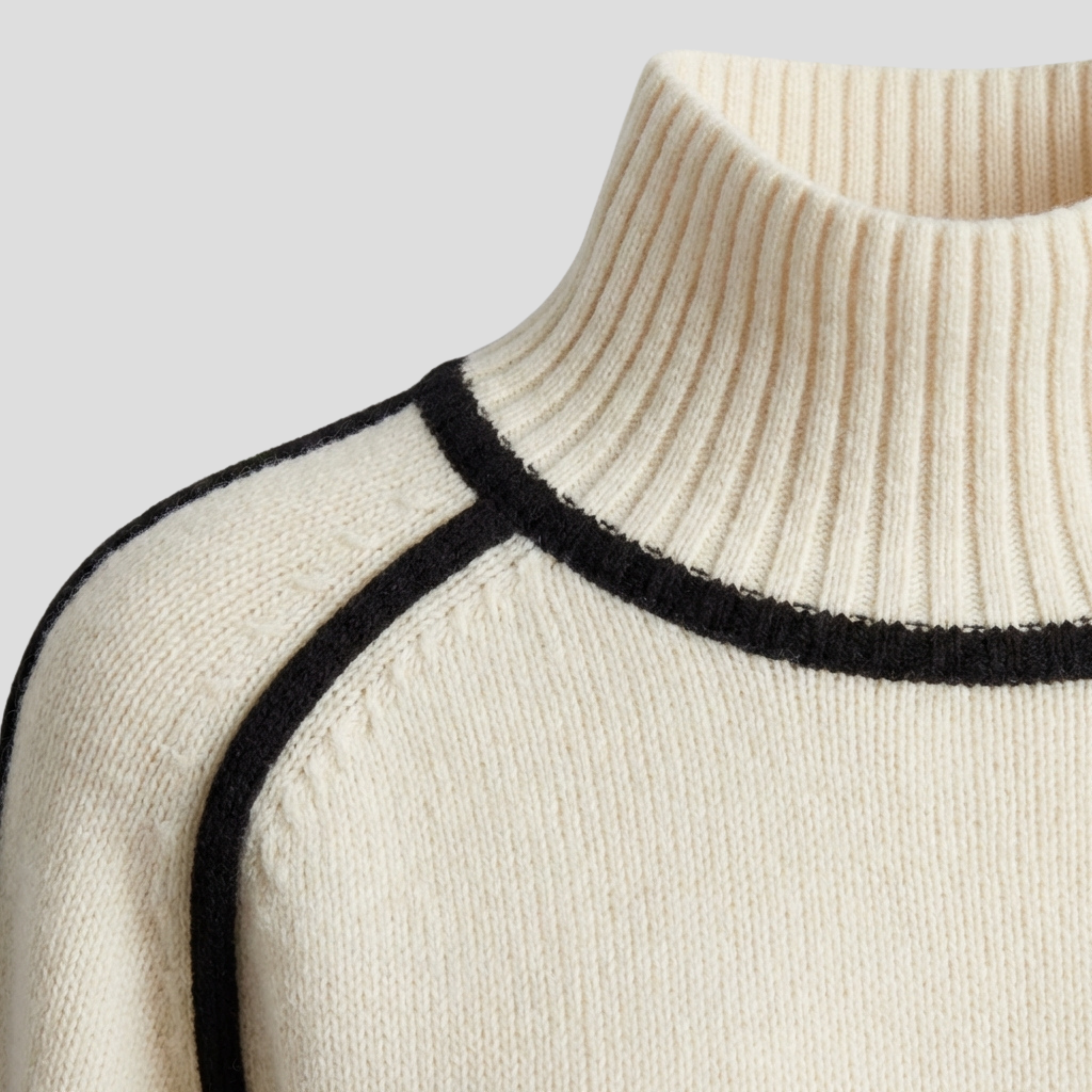 Women Sweater | High Neck Structure & Long Sleeve Form for Daily Use