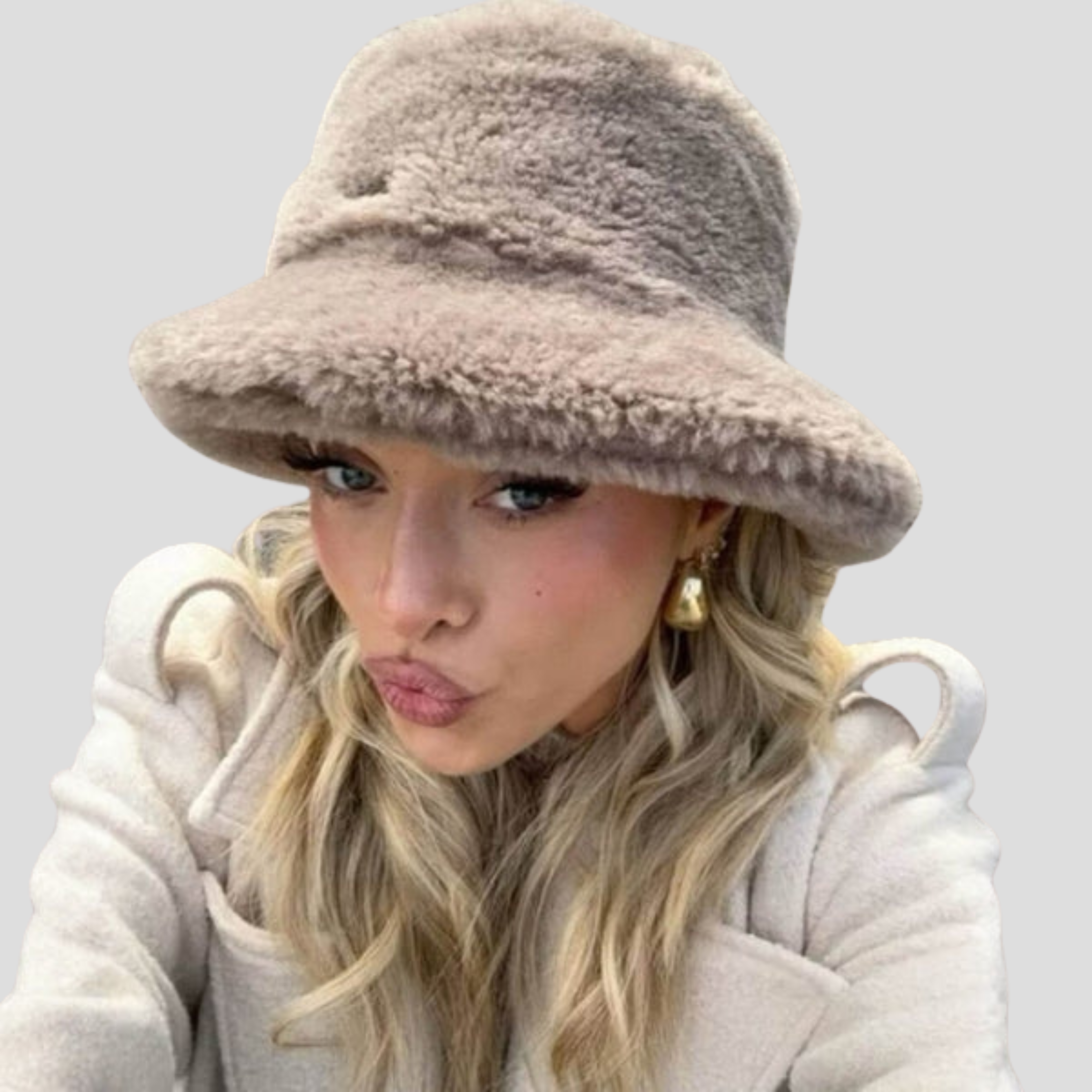 Women Bucket Hat | Rounded Crown Shape & Contoured Brim Design for Daily Wear