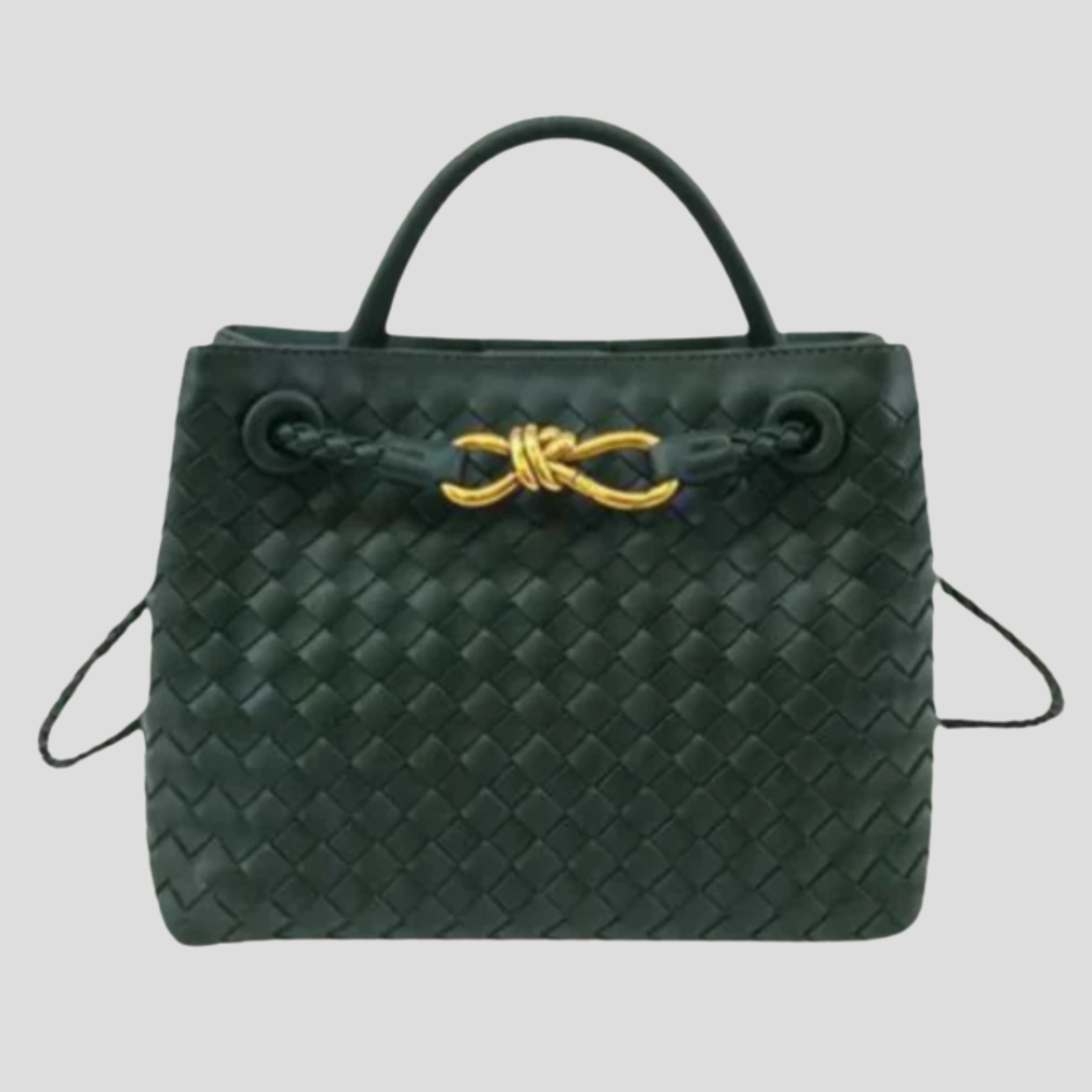 Women Bag | Woven Surface Design & Knot Detail Tote Silhouette for Daily Wear