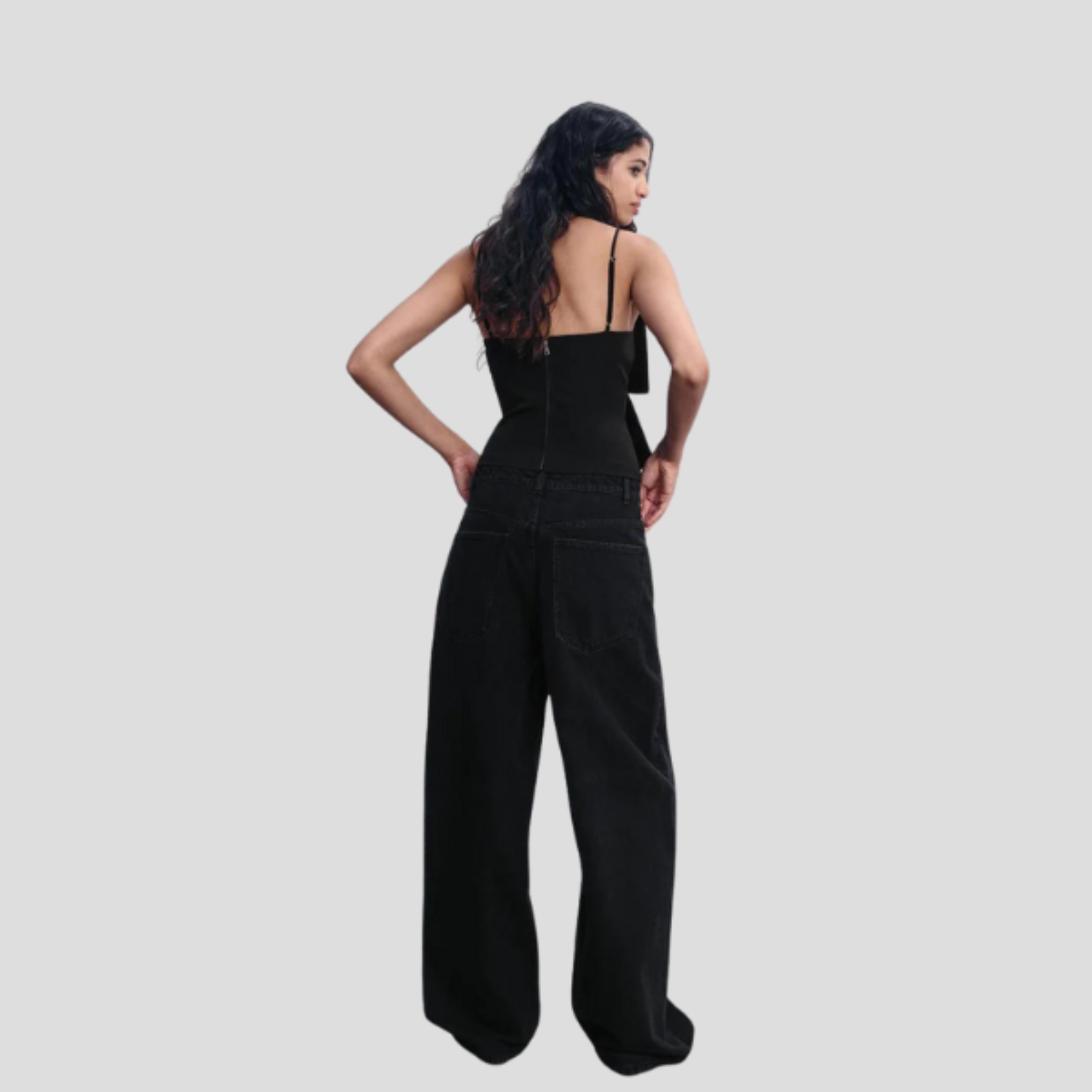 Women Crop Top | Strappy Upper Form & Oversized Bow Placement for Occasion Wear