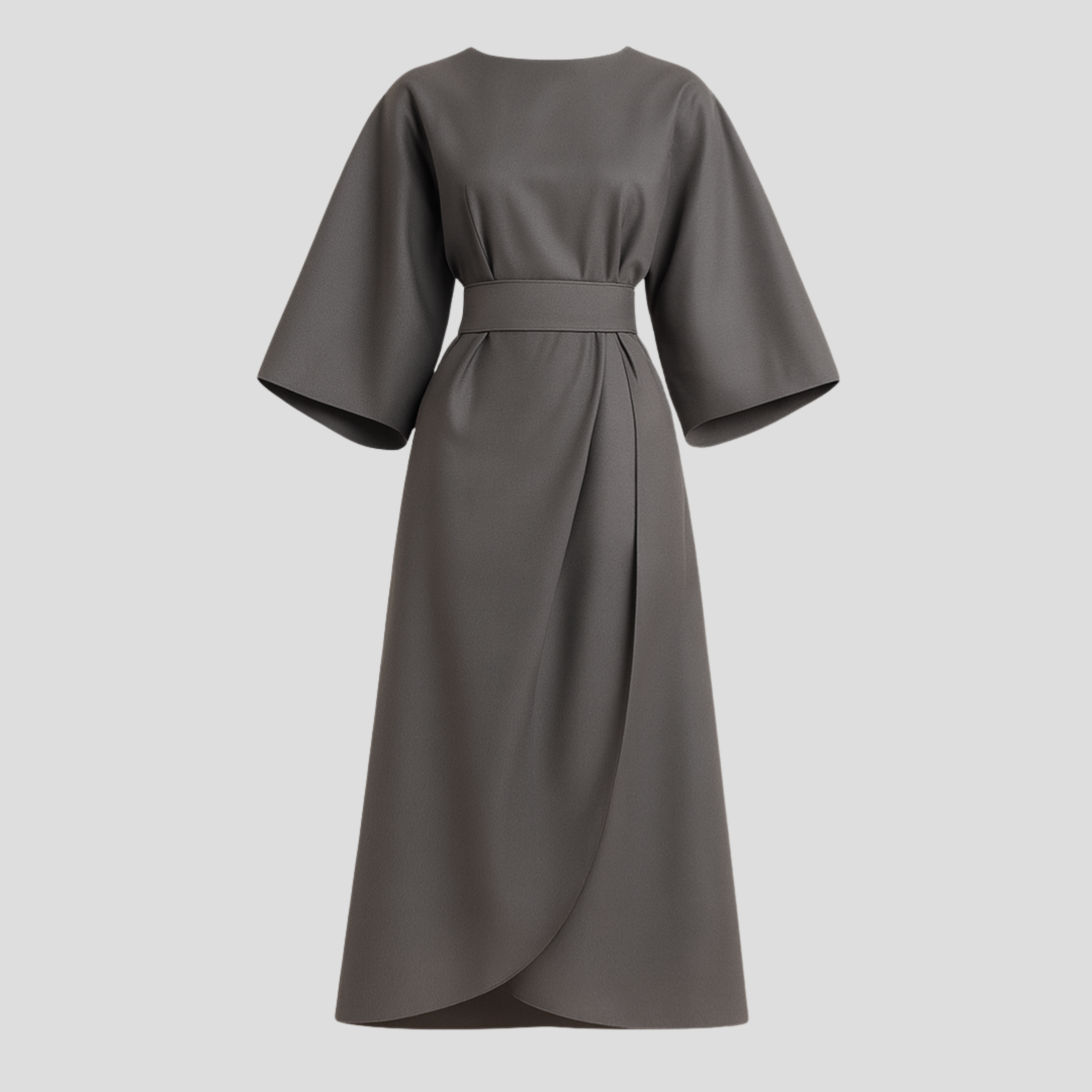Women Maxi Dress | Belted Waist Structure & Flowing Floor-Length Silhouette for Daily Wear
