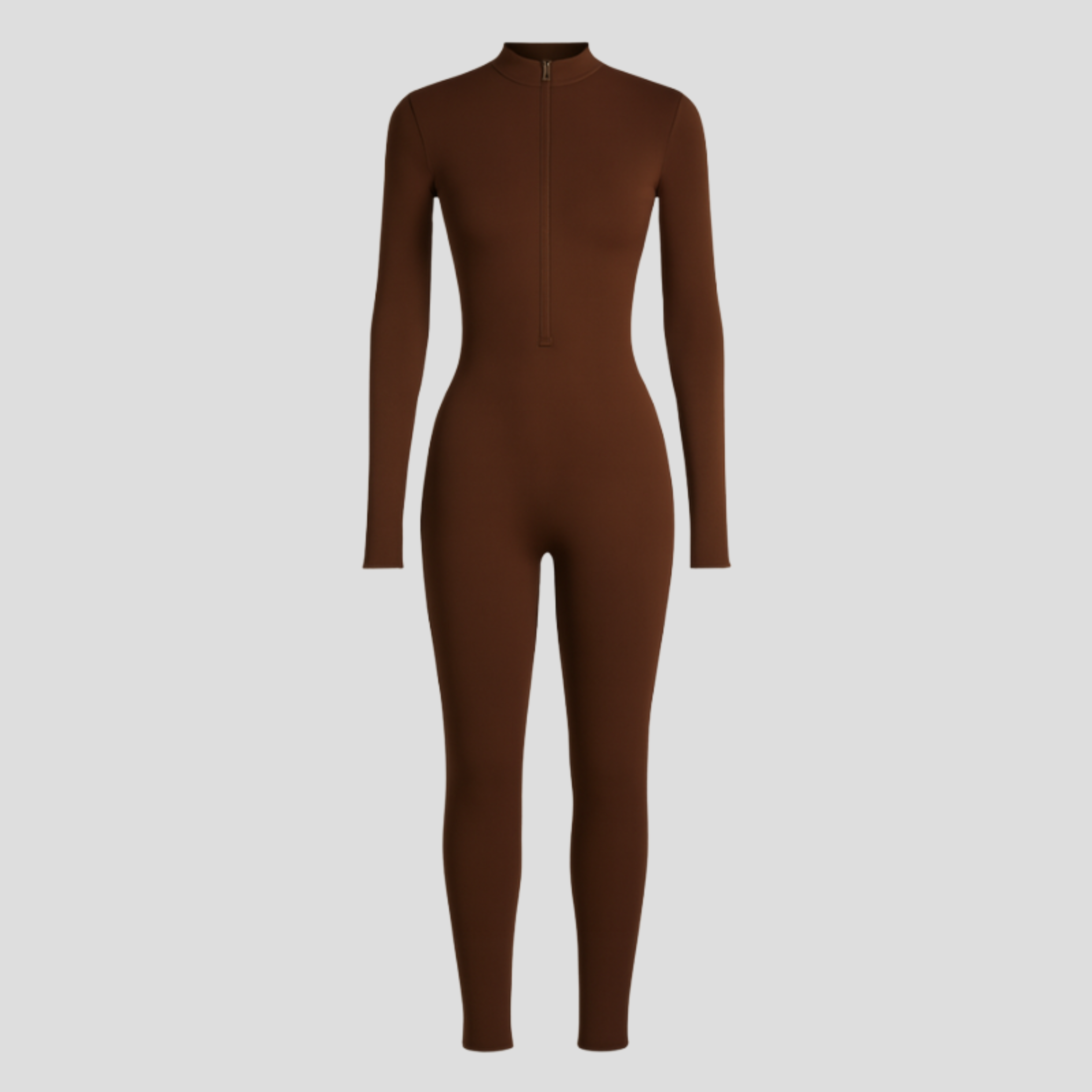 Women Jumpsuit | High Neck Zip Design & Streamlined Silhouette for Daily Wear