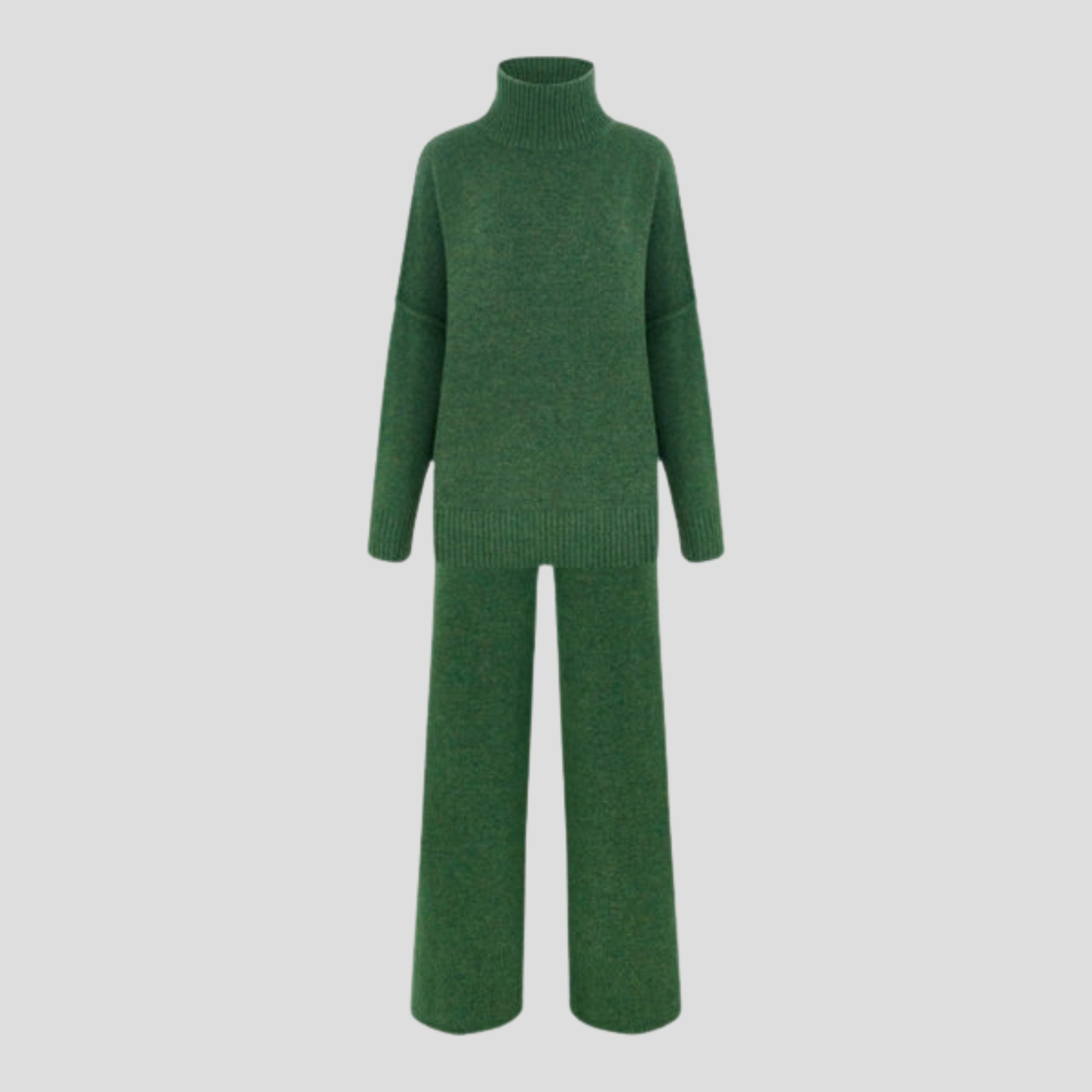 Women Knitwear Set | Coordinated Upper Form & Relaxed Lower Alignment for Daily Wear