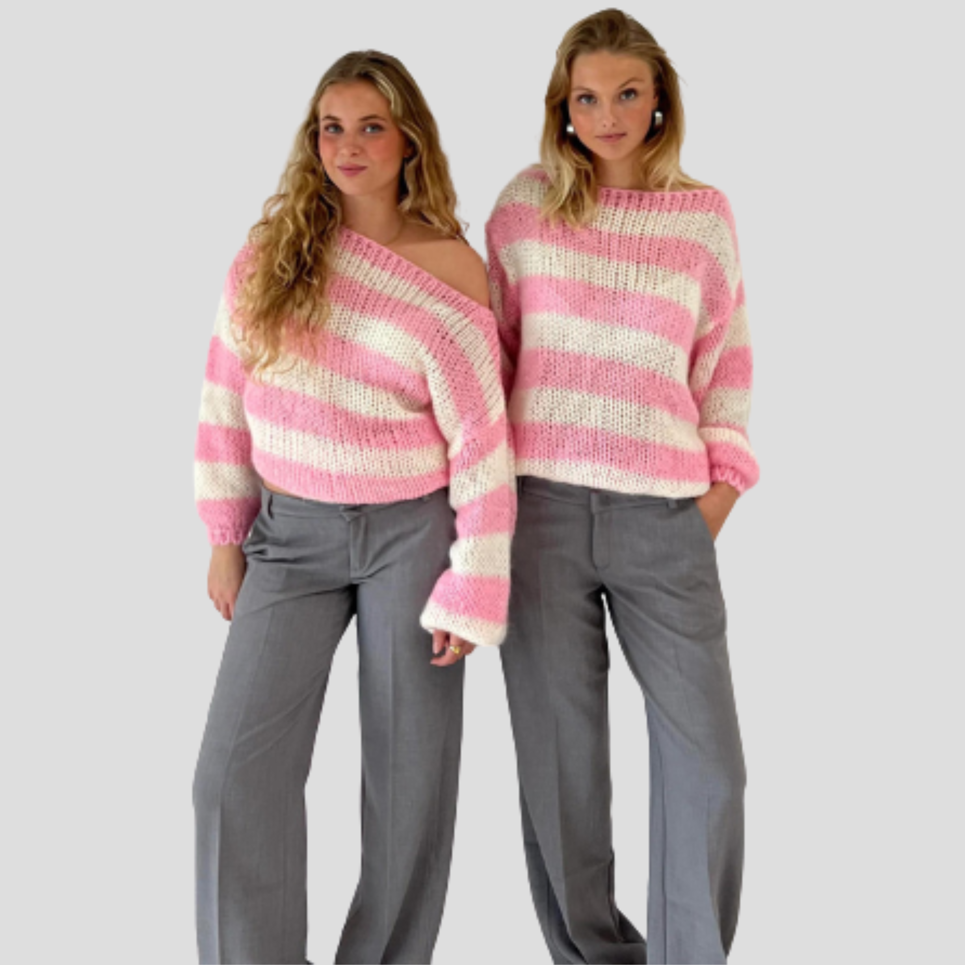 Women Sweater | Striped Surface Design & Straight Silhouette for Daily Wear