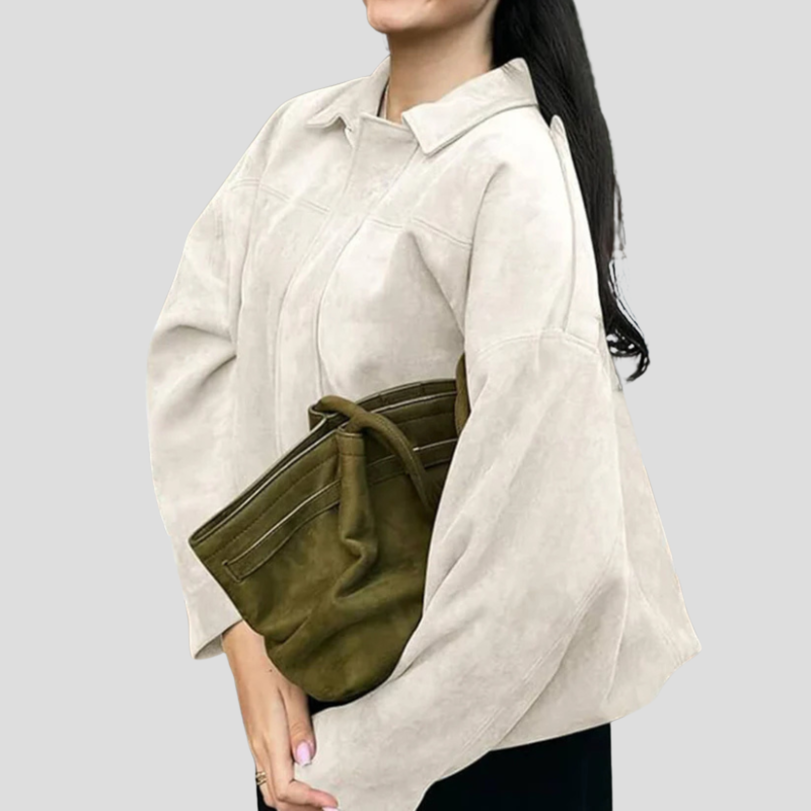 Women Bomber Jacket | Relaxed Silhouette & Minimal Detail Structure for Daily Wear