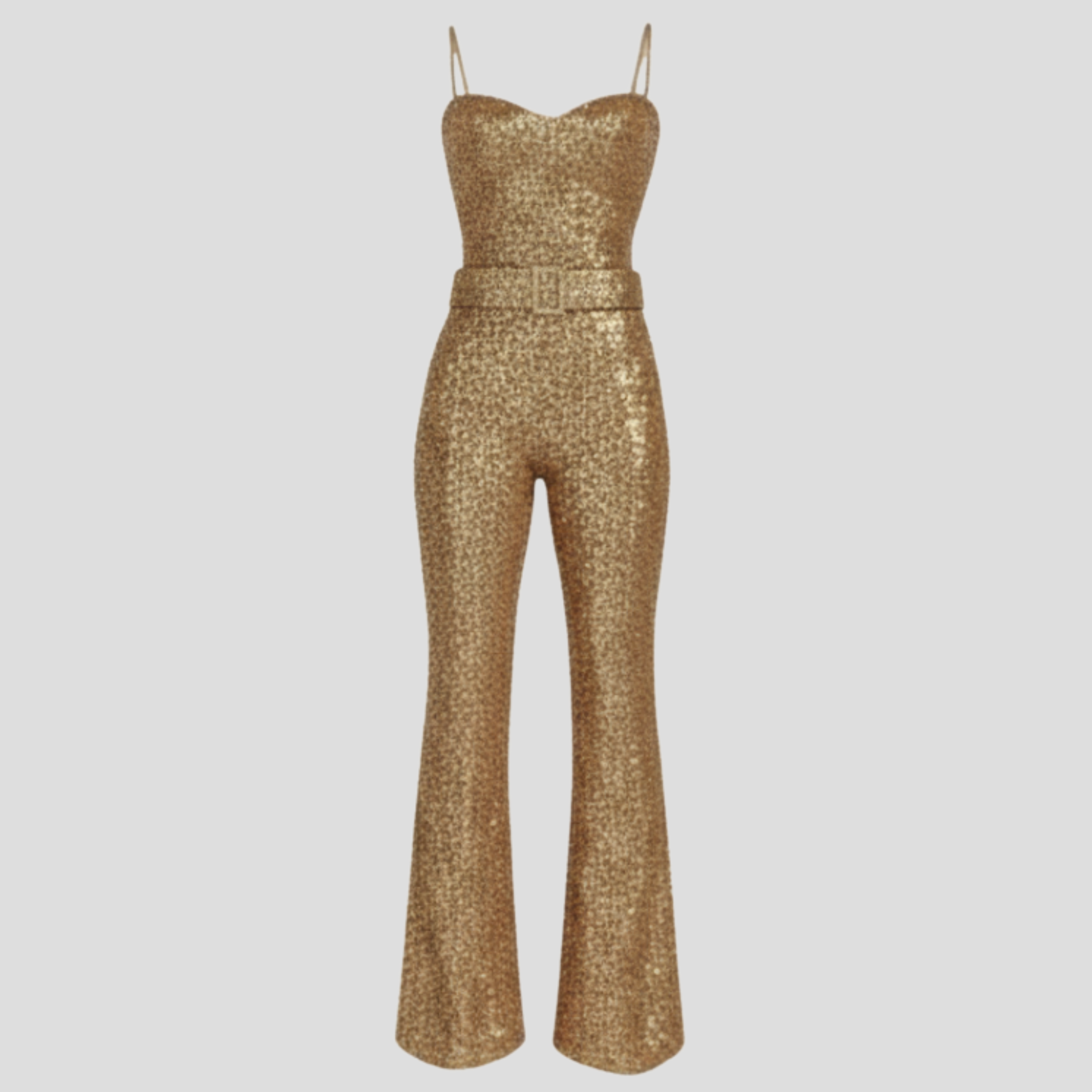 Women Jumpsuit | Strapless Design & Belted Waist Silhouette for Daily Wear
