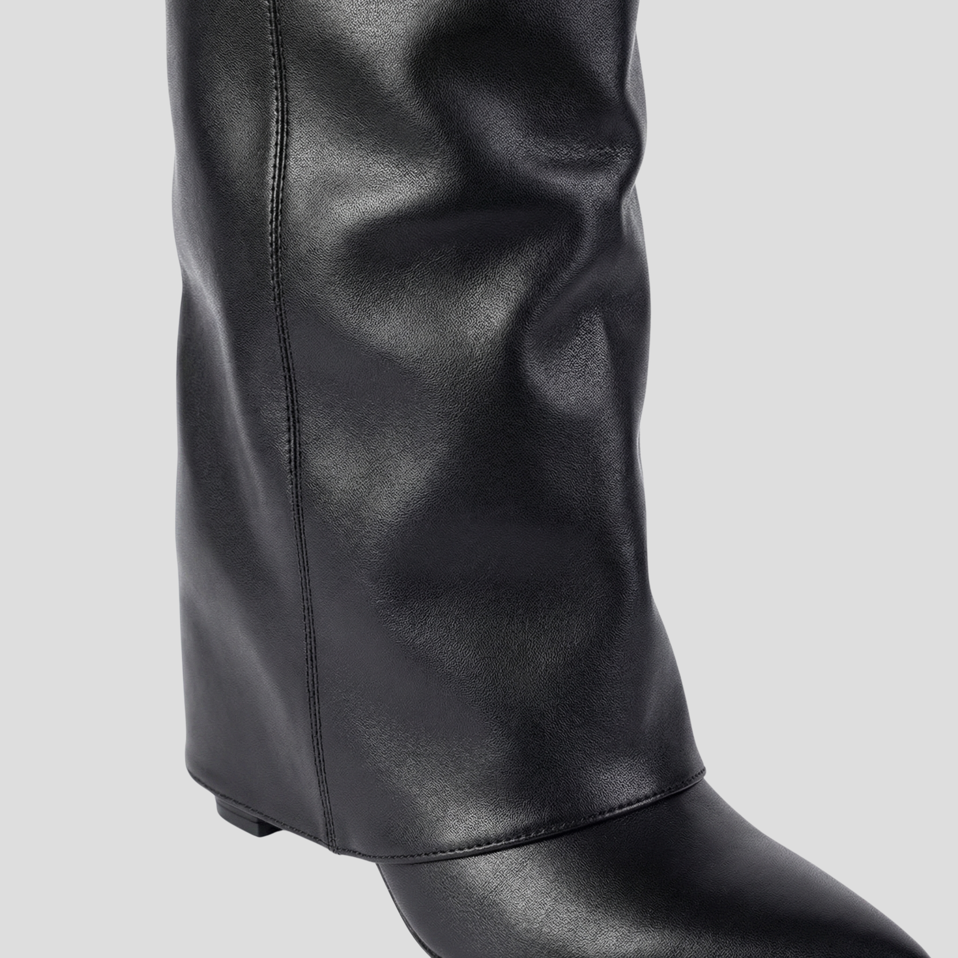 Women Boots | Sculpted Knee-High Form & Square Heel Design for Daily Wear