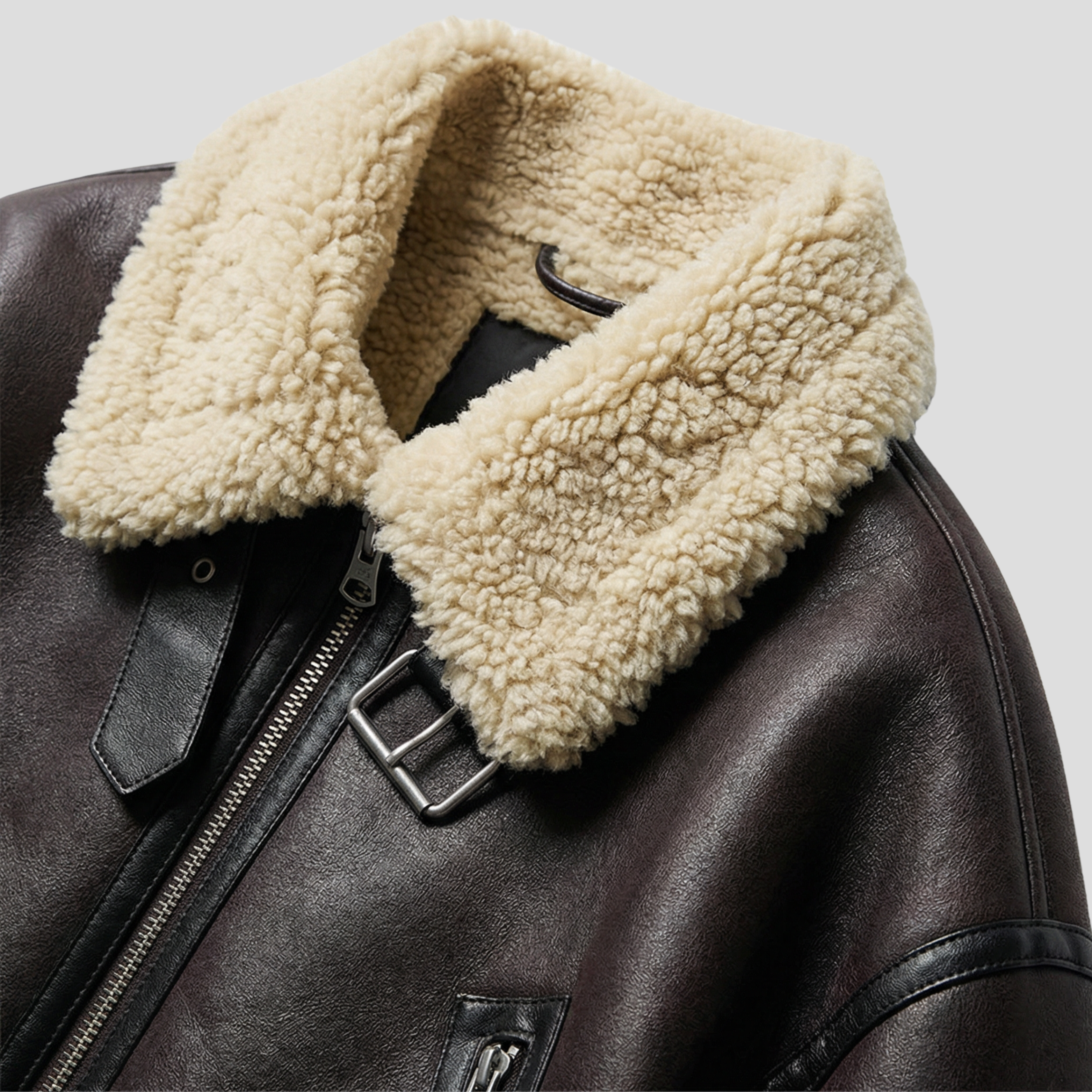 Women Jacket | Aviator Silhouette & Wide Collar Design for Daily Wear