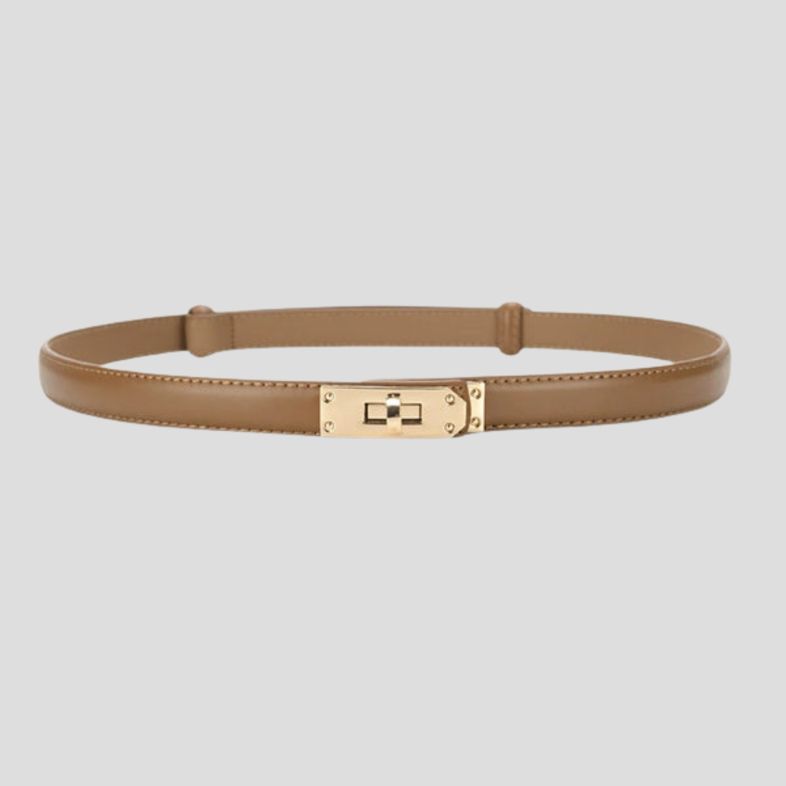 Women Belt | Slim Strap Profile & Turn-Lock Closure Detail for Daily Wear
