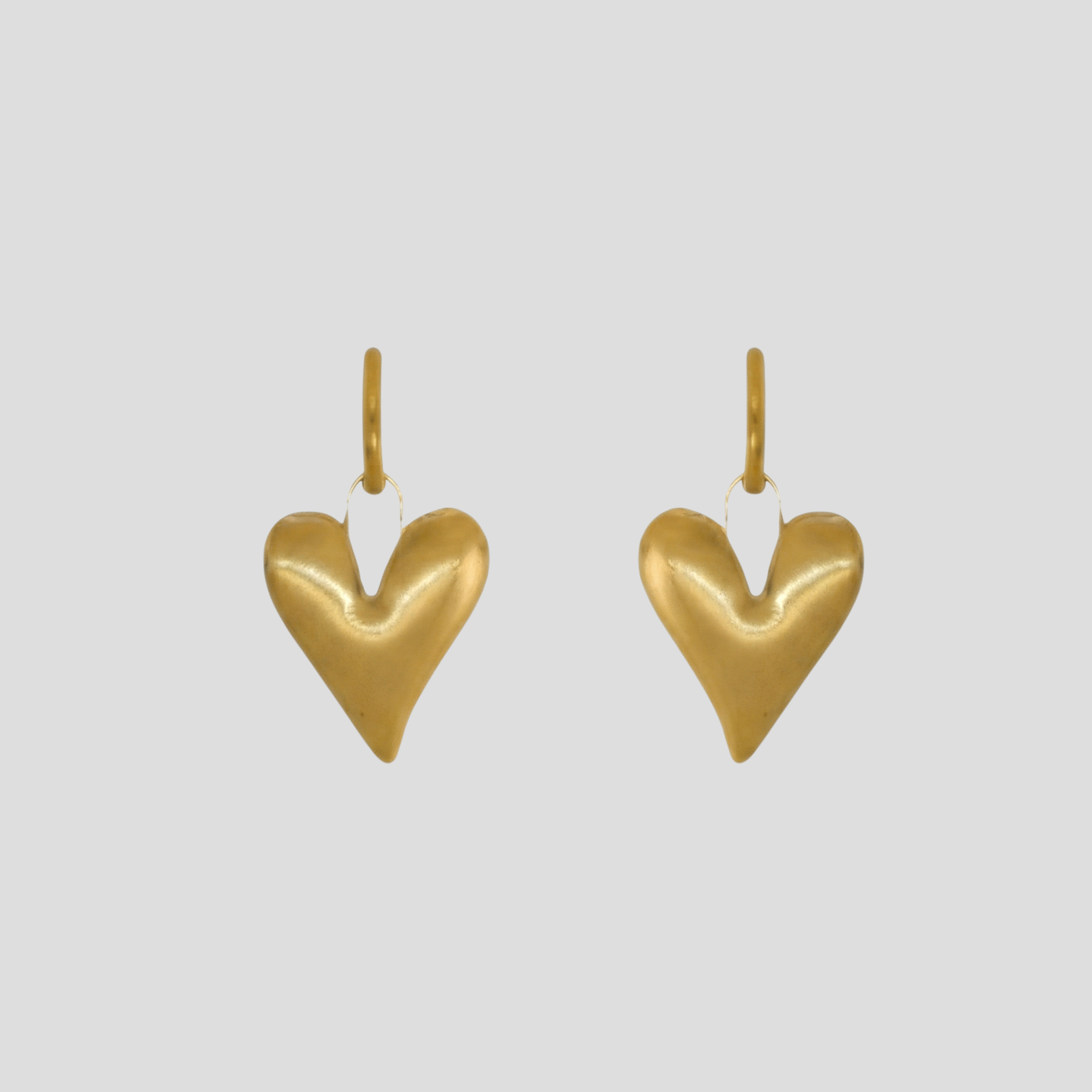 Women Earrings | Sculpted Heart Shape & Polished Outline for Daily Wear