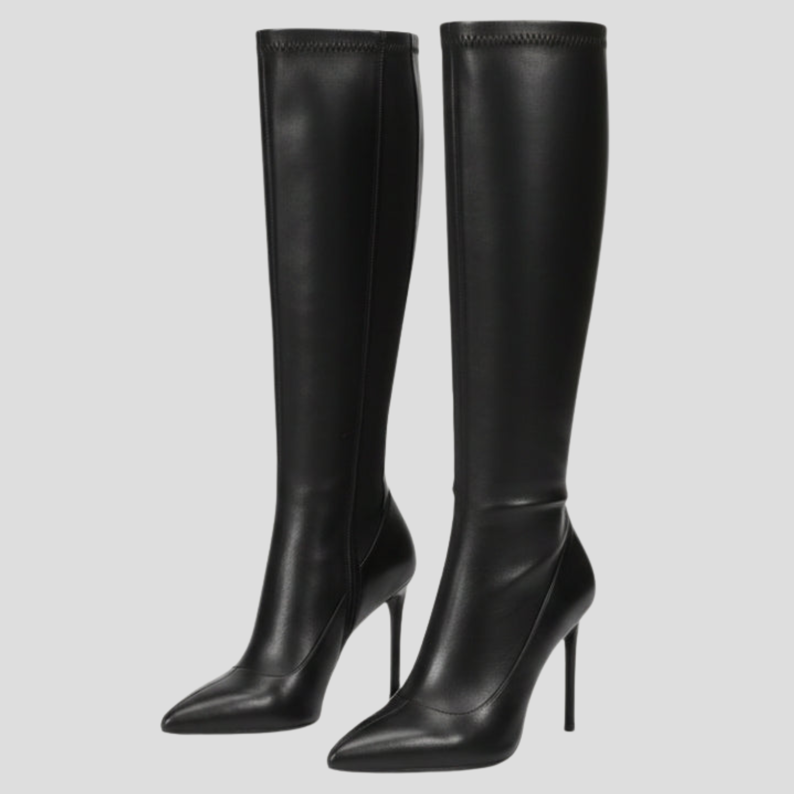 Women Boots | Knee-High Silhouette & Pointed Toe with Zip Design for Daily Wear