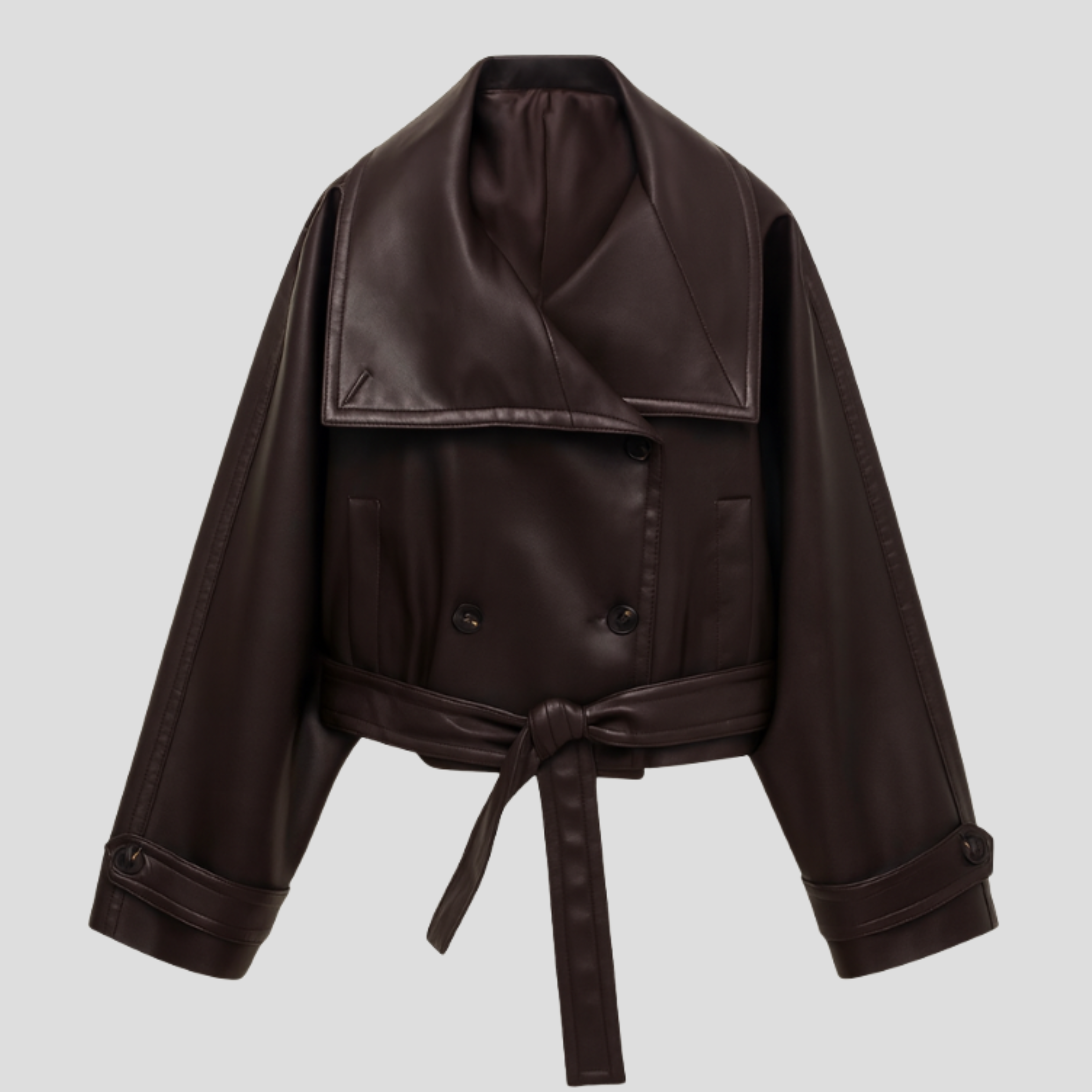 Women Jacket | Cropped Silhouette & Double-Front Button Layout for Daily Wear