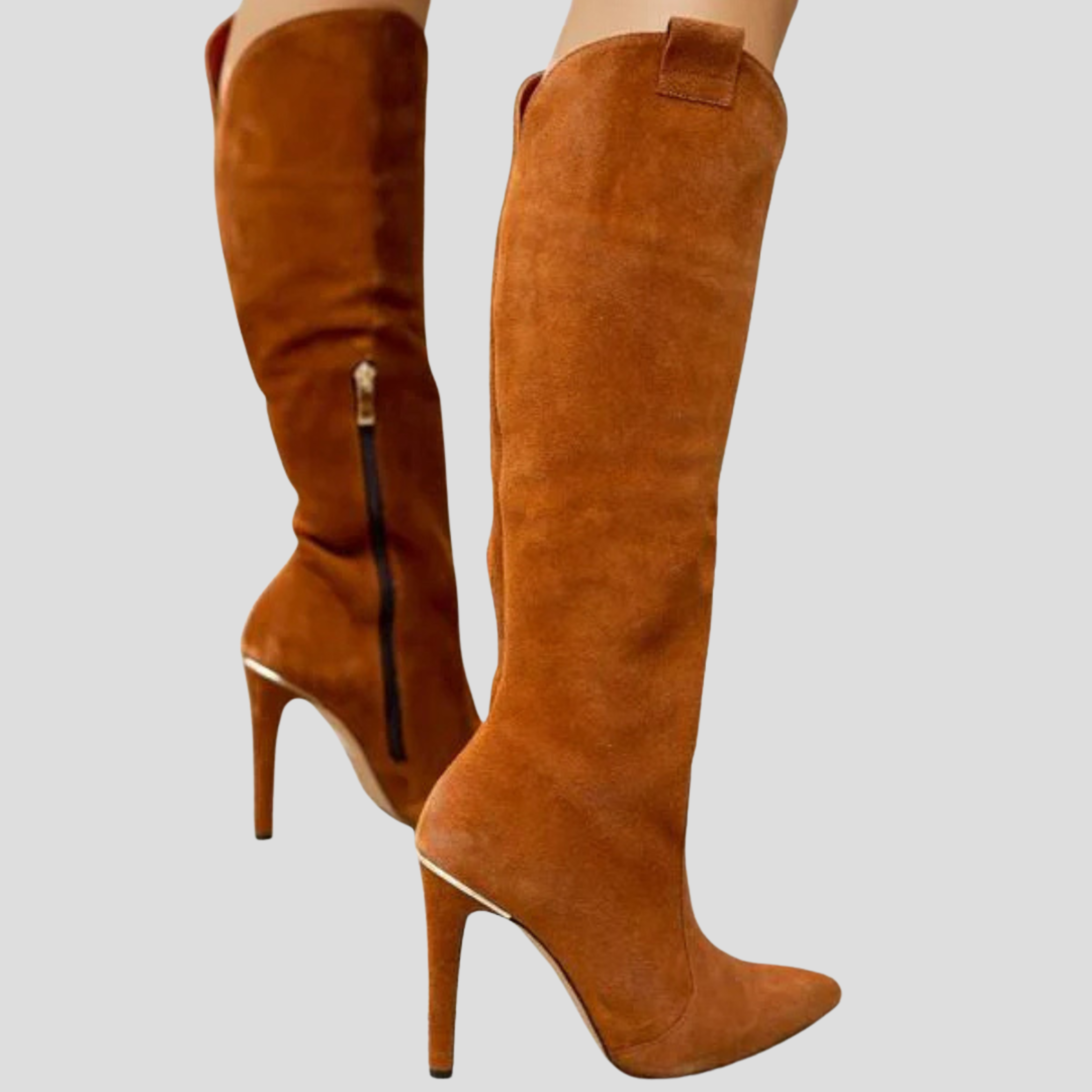 Women Boots | Knee-High Structure & Pointed Toe with Slim Heel Design