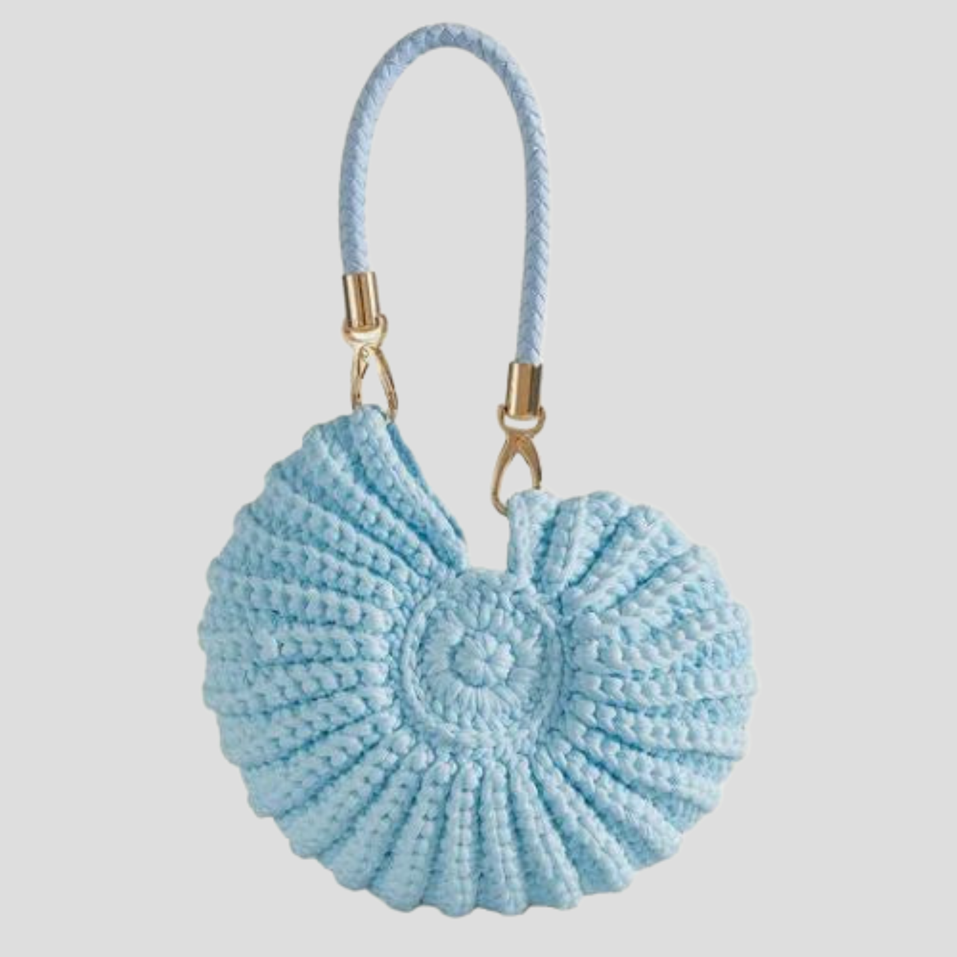 Women Bag | Conch-Shaped Silhouette & Woven Surface Design for Daily Wear