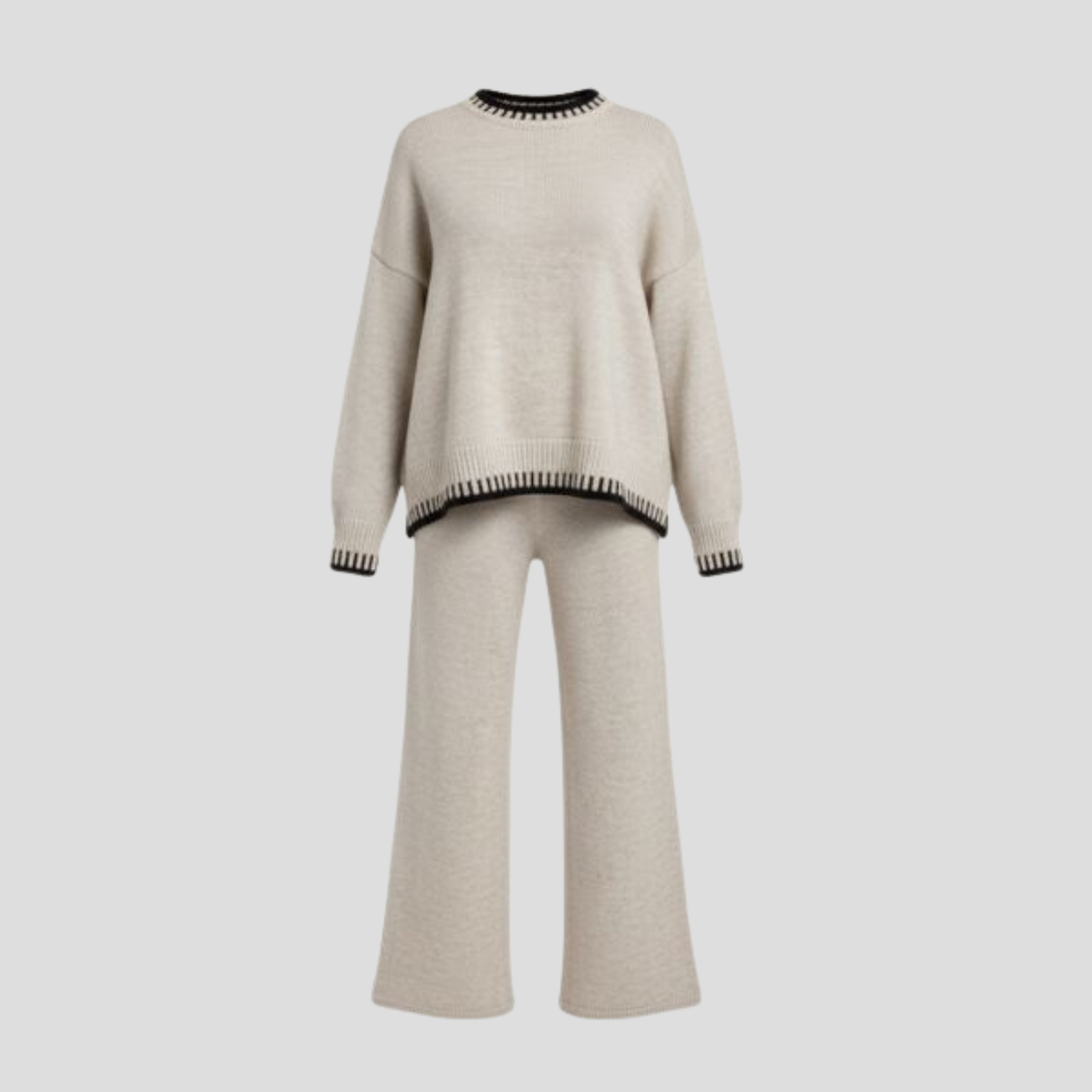 Women Lounge Set | Coordinated Upper Form & Straight Lower Alignment for Daily Wear