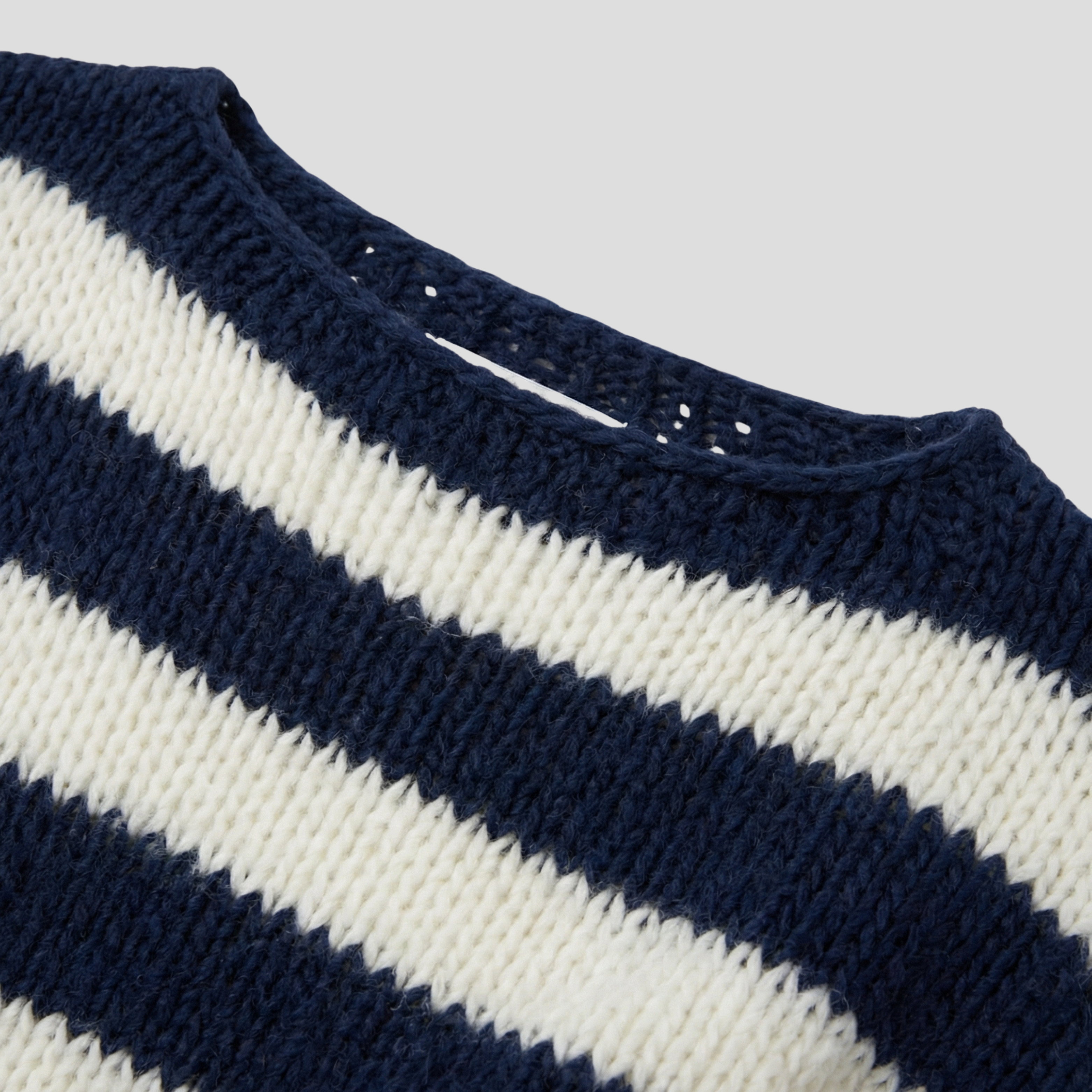 Women Sweater | Striped Surface Design & Straight Silhouette for Daily Wear