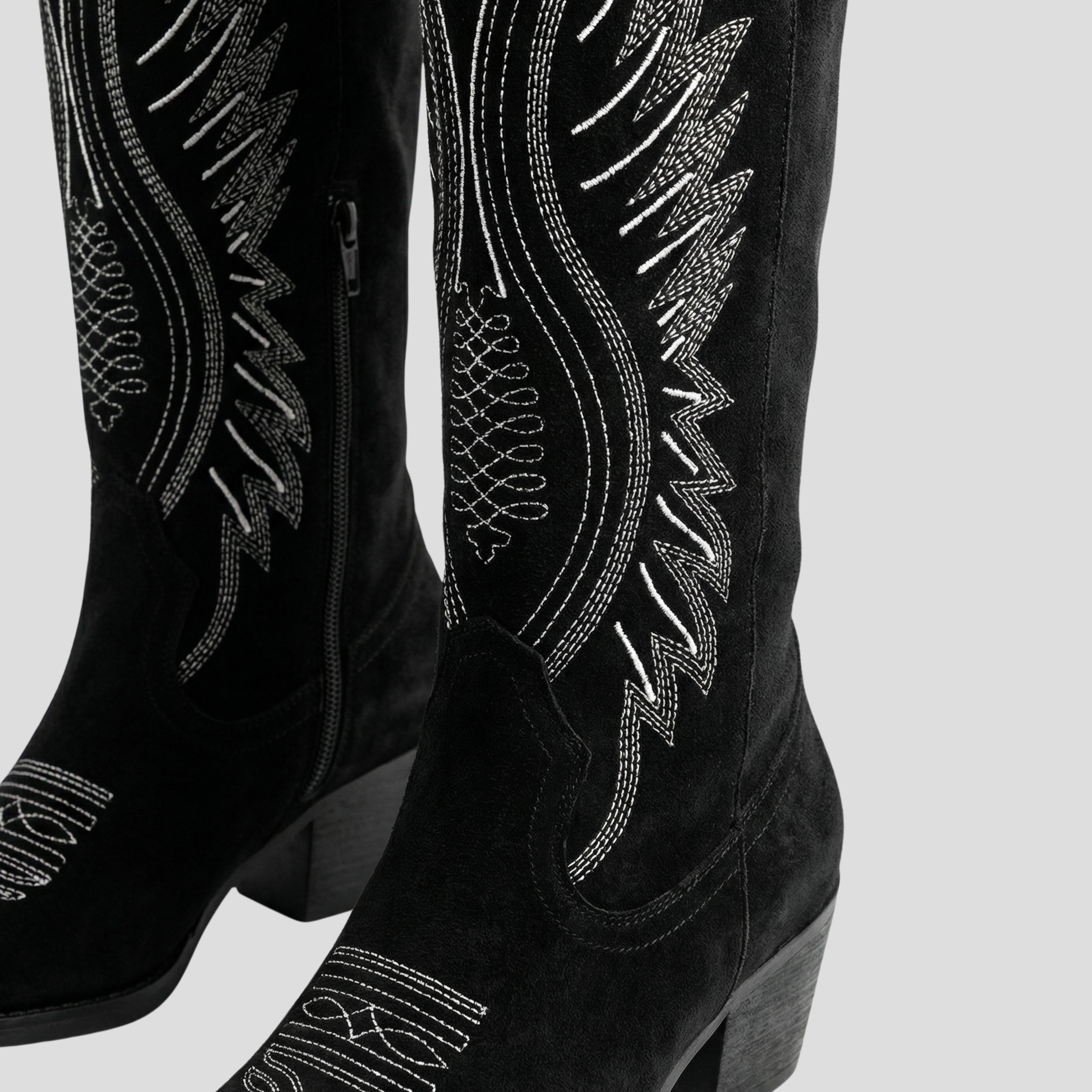 Women Boots | Western Profile & Embroidered Detail with Pointed Toe Design for Daily Wear