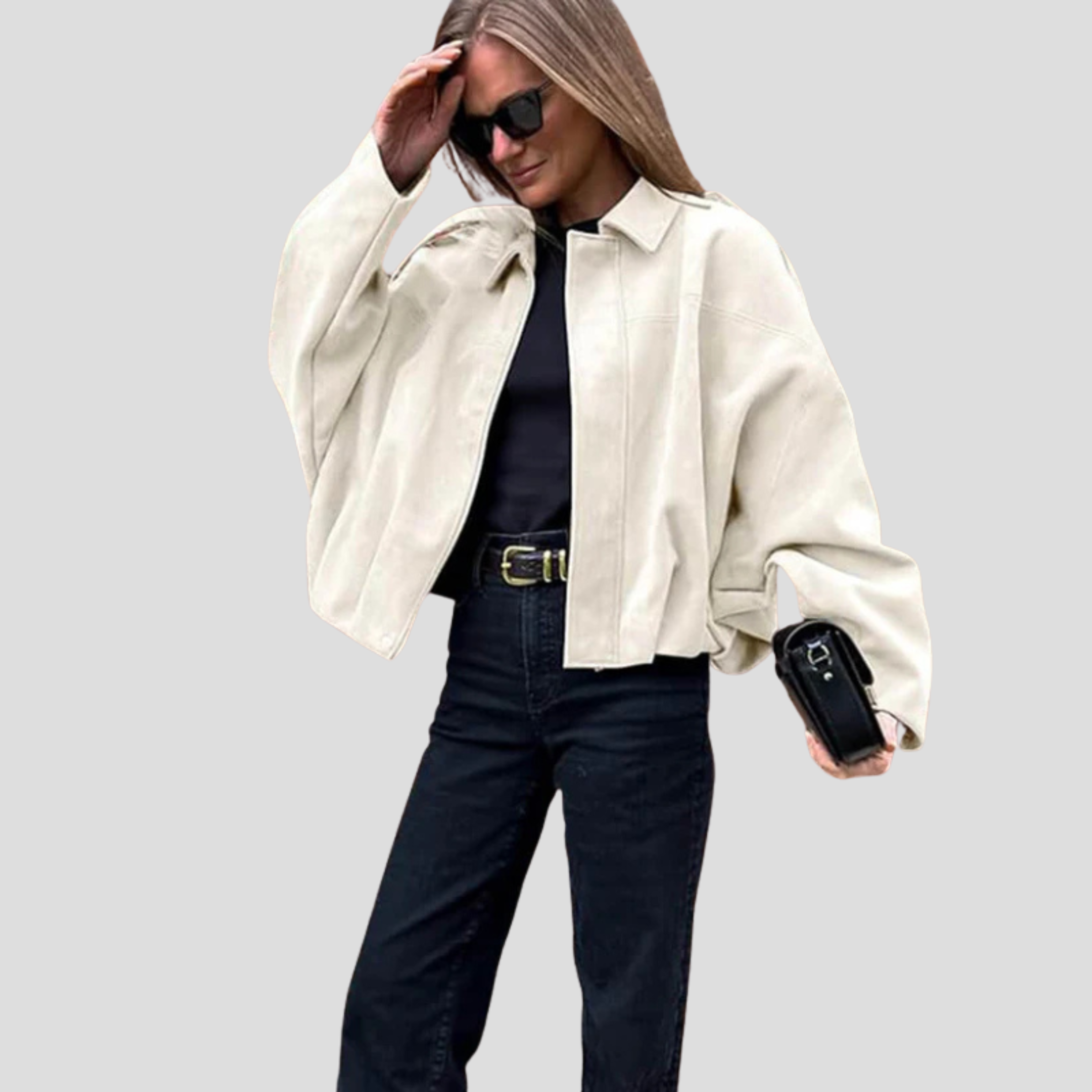 Women Bomber Jacket | Relaxed Silhouette & Minimal Detail Structure for Daily Wear