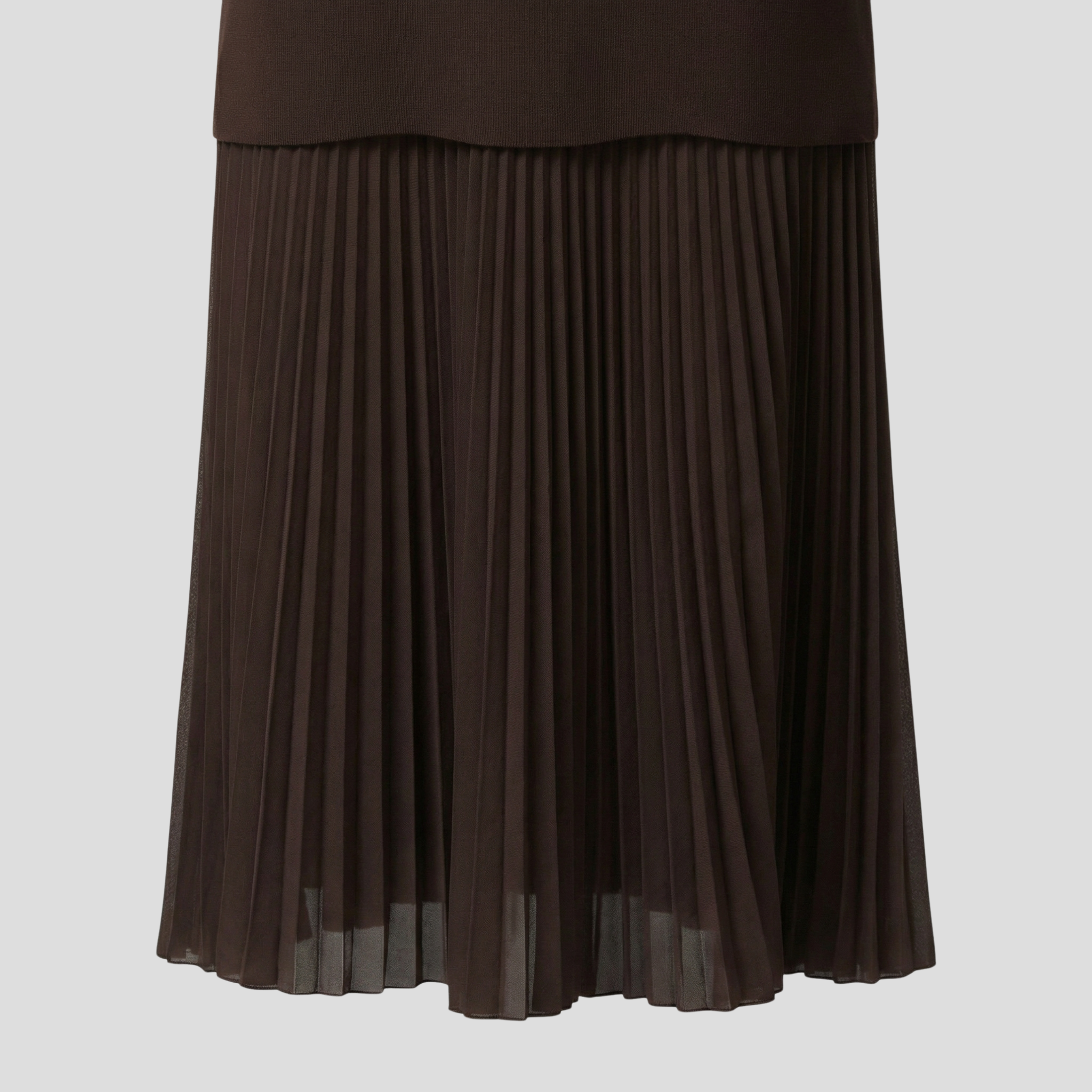 Women Pleated Dress | Defined Waist Structure & Vertical Pleat Silhouette for Daily Wear