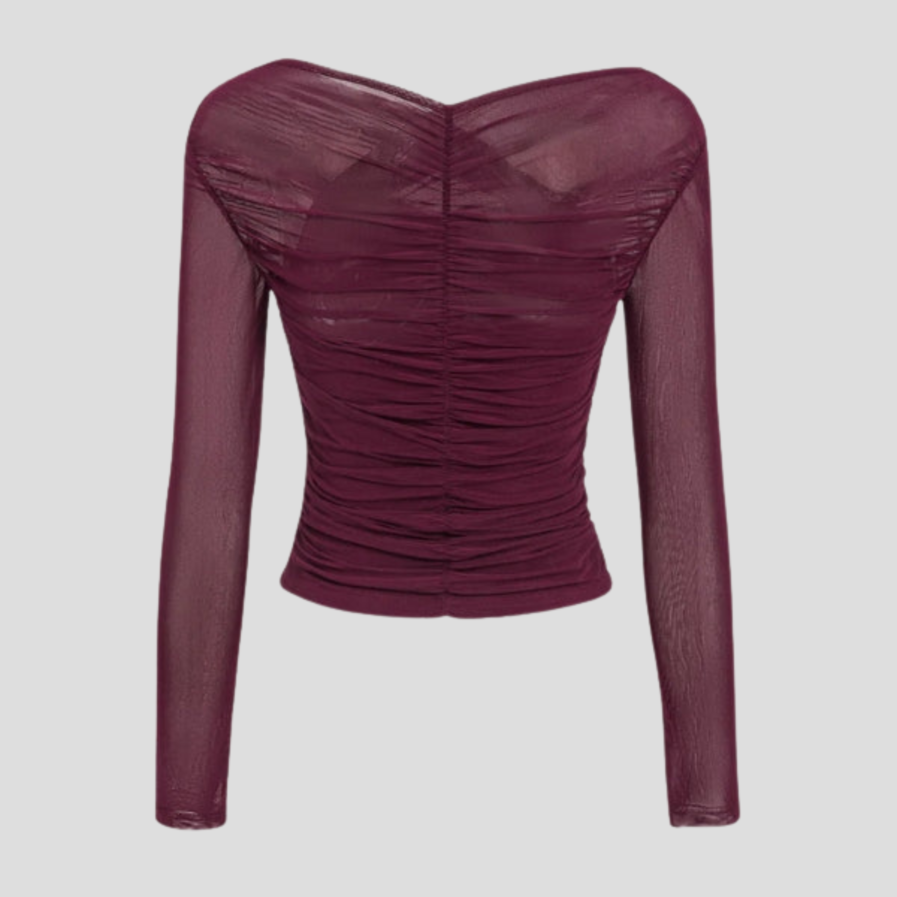 Women Top | Wrap Front Structure & Ruched Surface Design for Daily Use