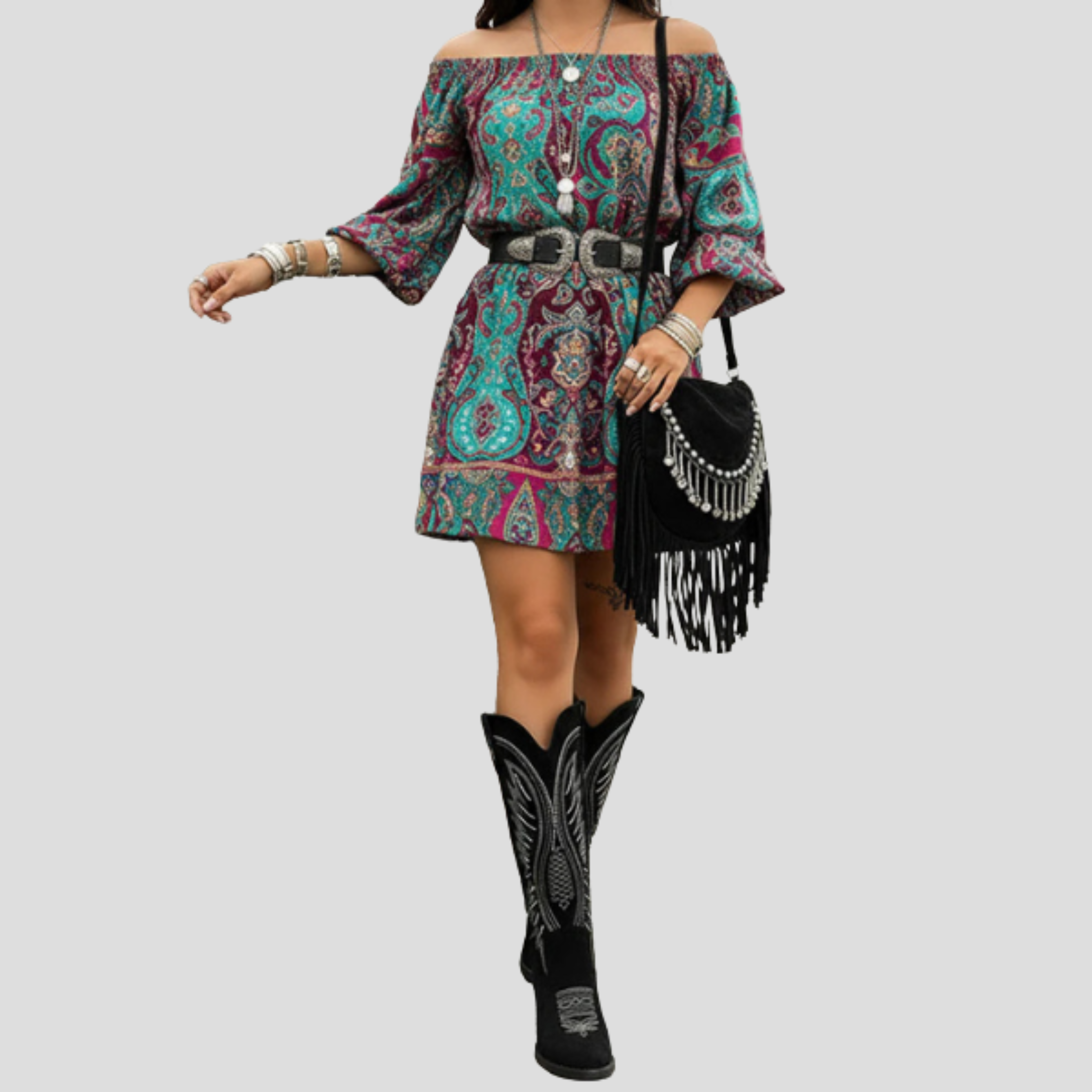 Women Boots | Western Profile & Embroidered Detail with Pointed Toe Design for Daily Wear