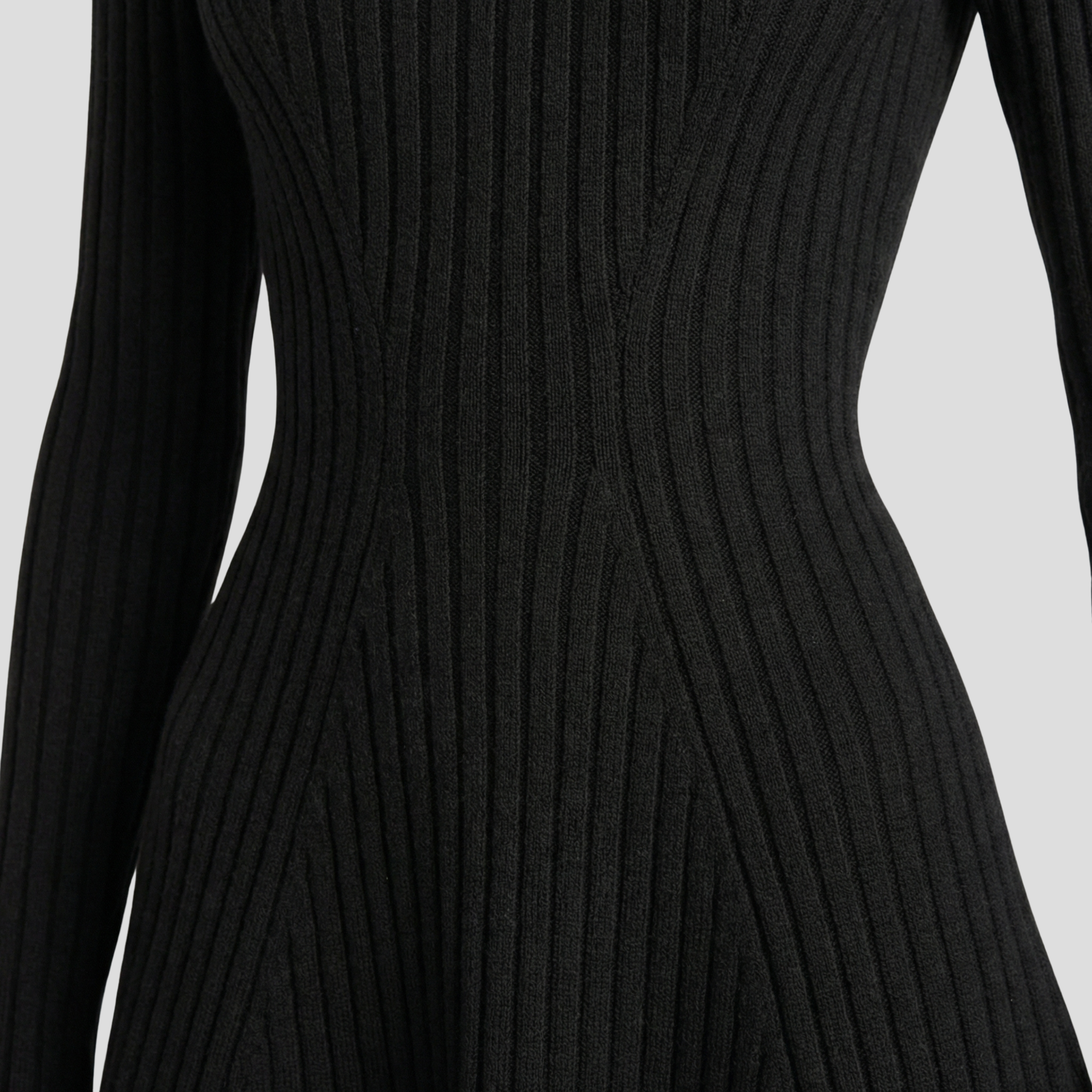 Women Mini Dress | Ribbed Texture Detail & Fit-and-Flare Silhouette for Daily Wear