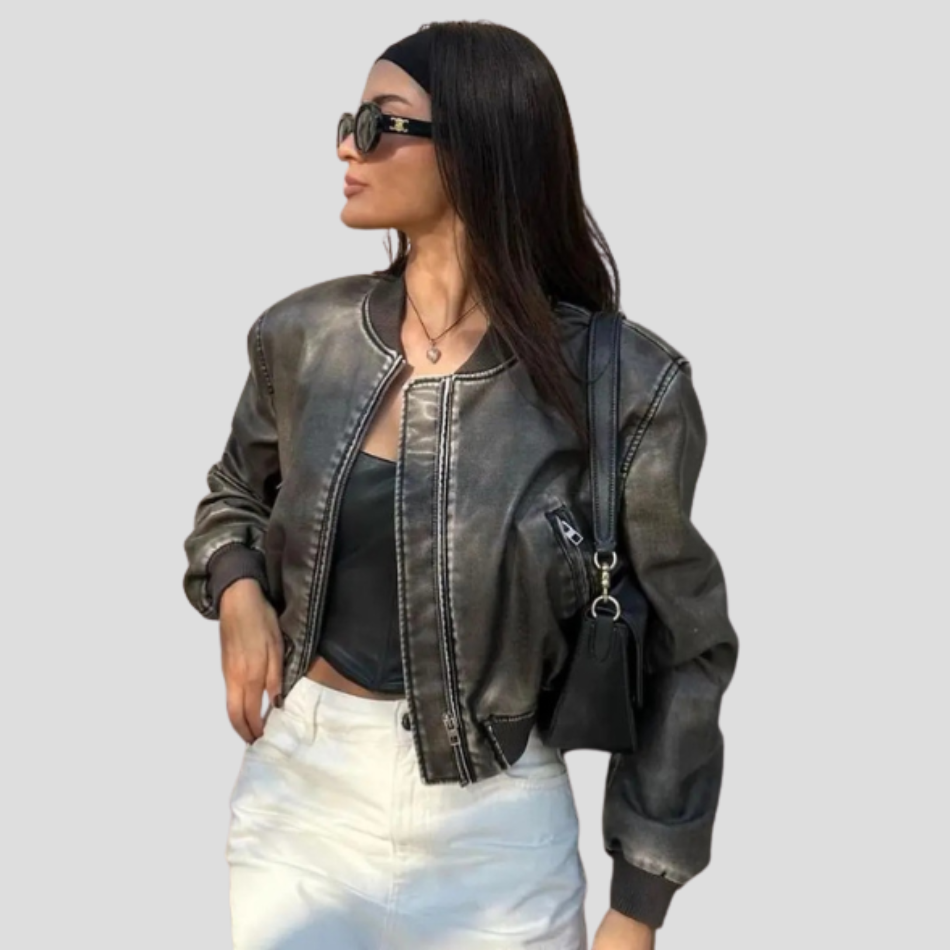 Women Jacket | Ribbed Edge Structure & Streamlined Silhouette for Daily Use