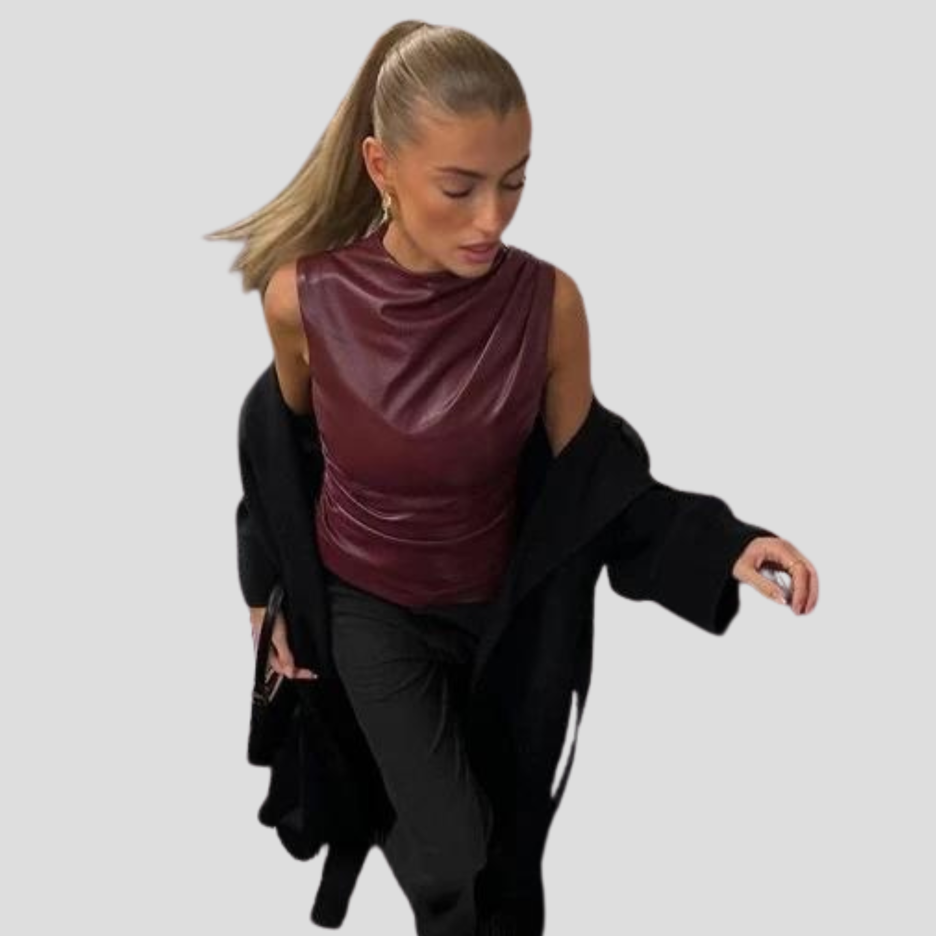 Women Top | Sleeveless Form & Defined Upper Design for Daily Use