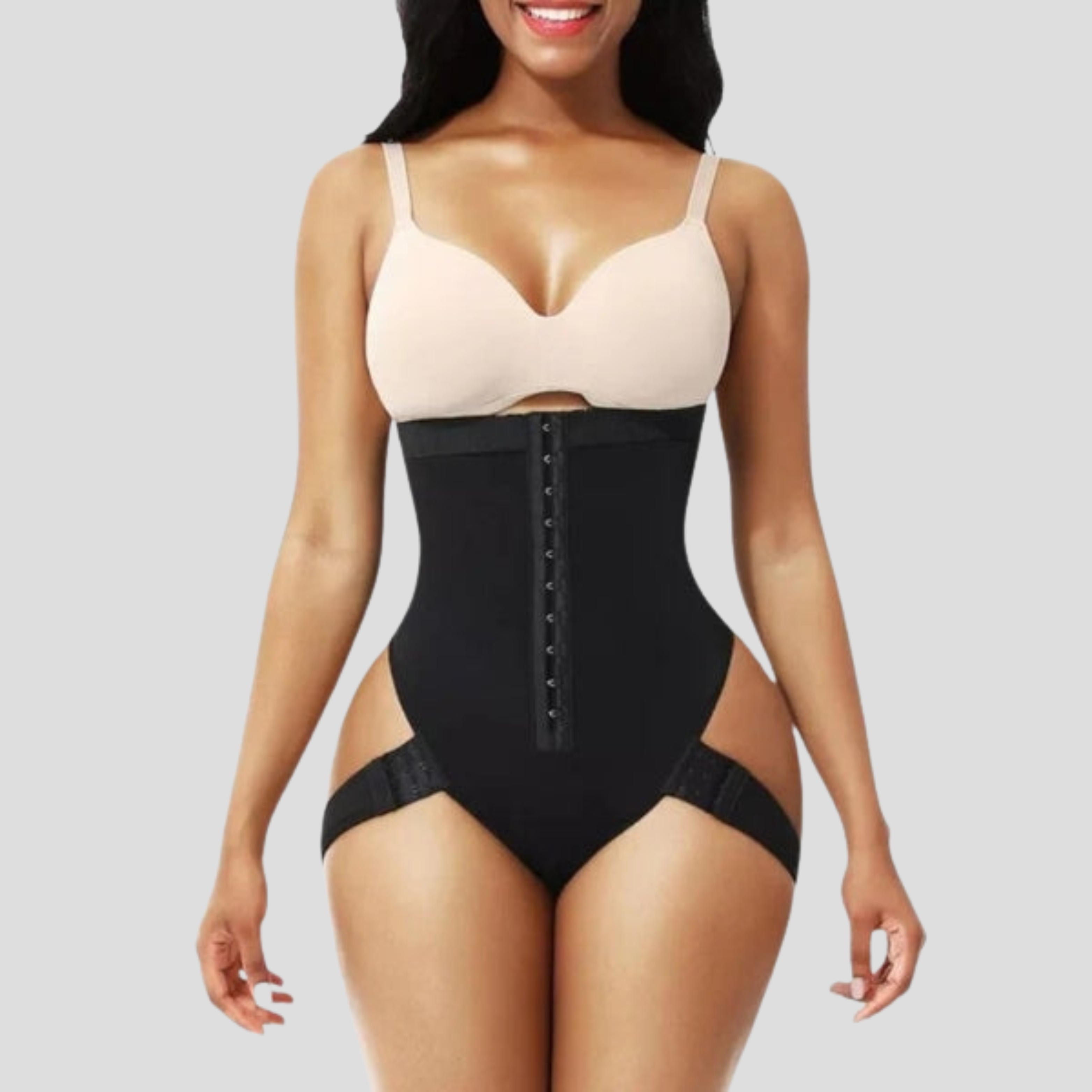 Women Shaping Brief | Hook-Front Closure & High-Waist Structured Silhouette for Layering