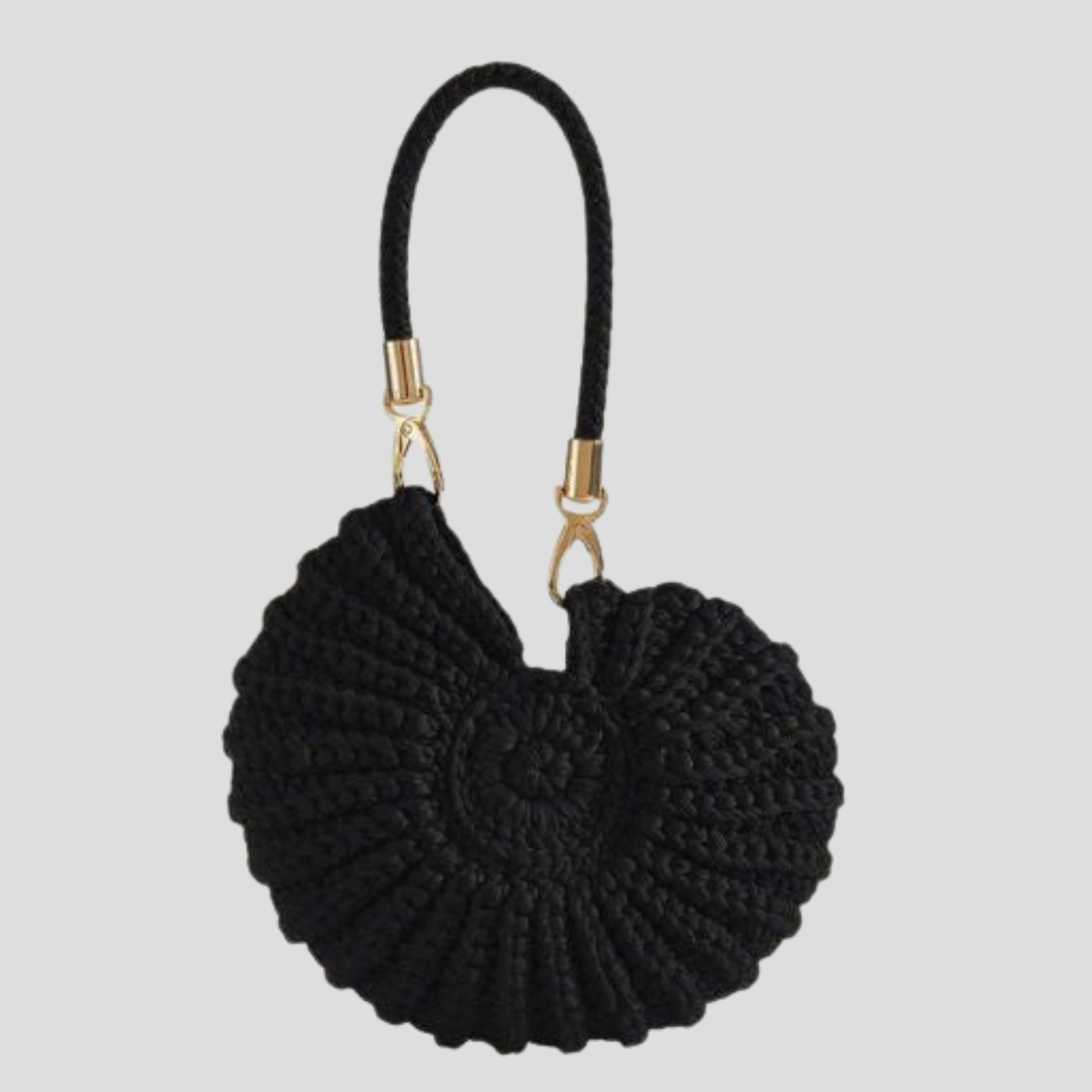 Women Bag | Conch-Shaped Silhouette & Woven Surface Design for Daily Wear