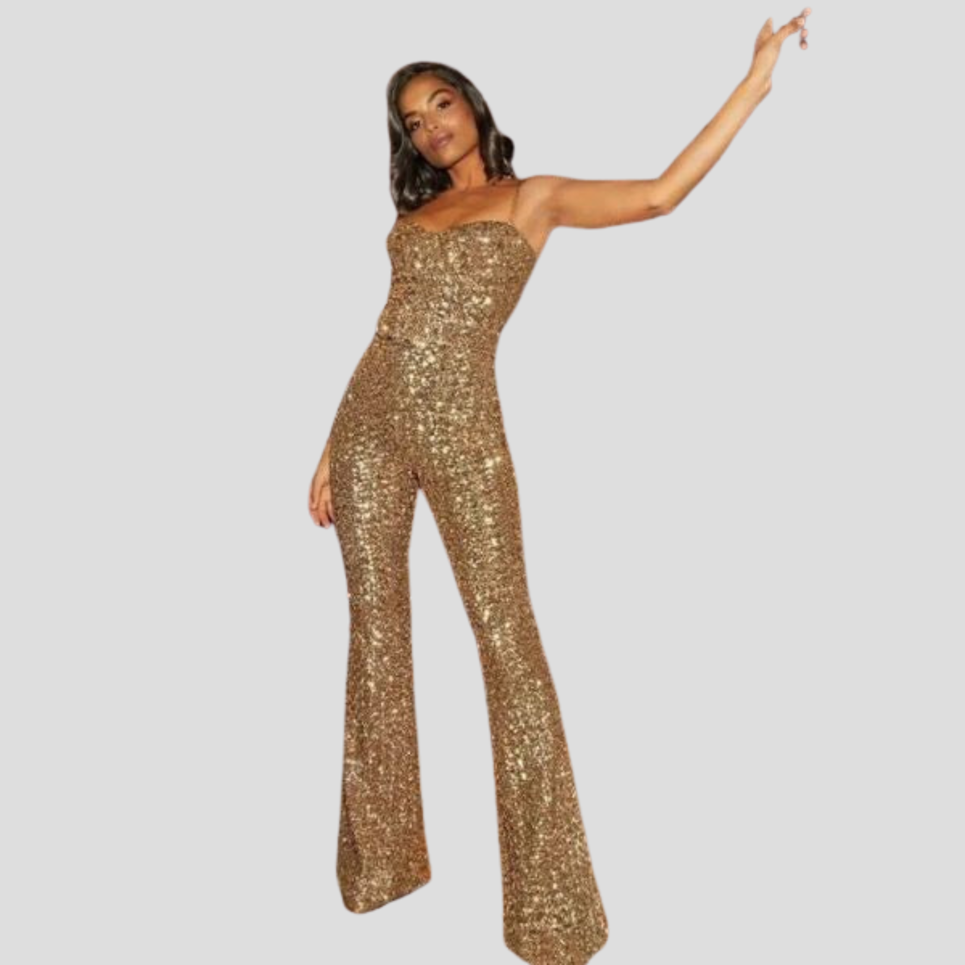 Women Jumpsuit | Strapless Design & Belted Waist Silhouette for Daily Wear