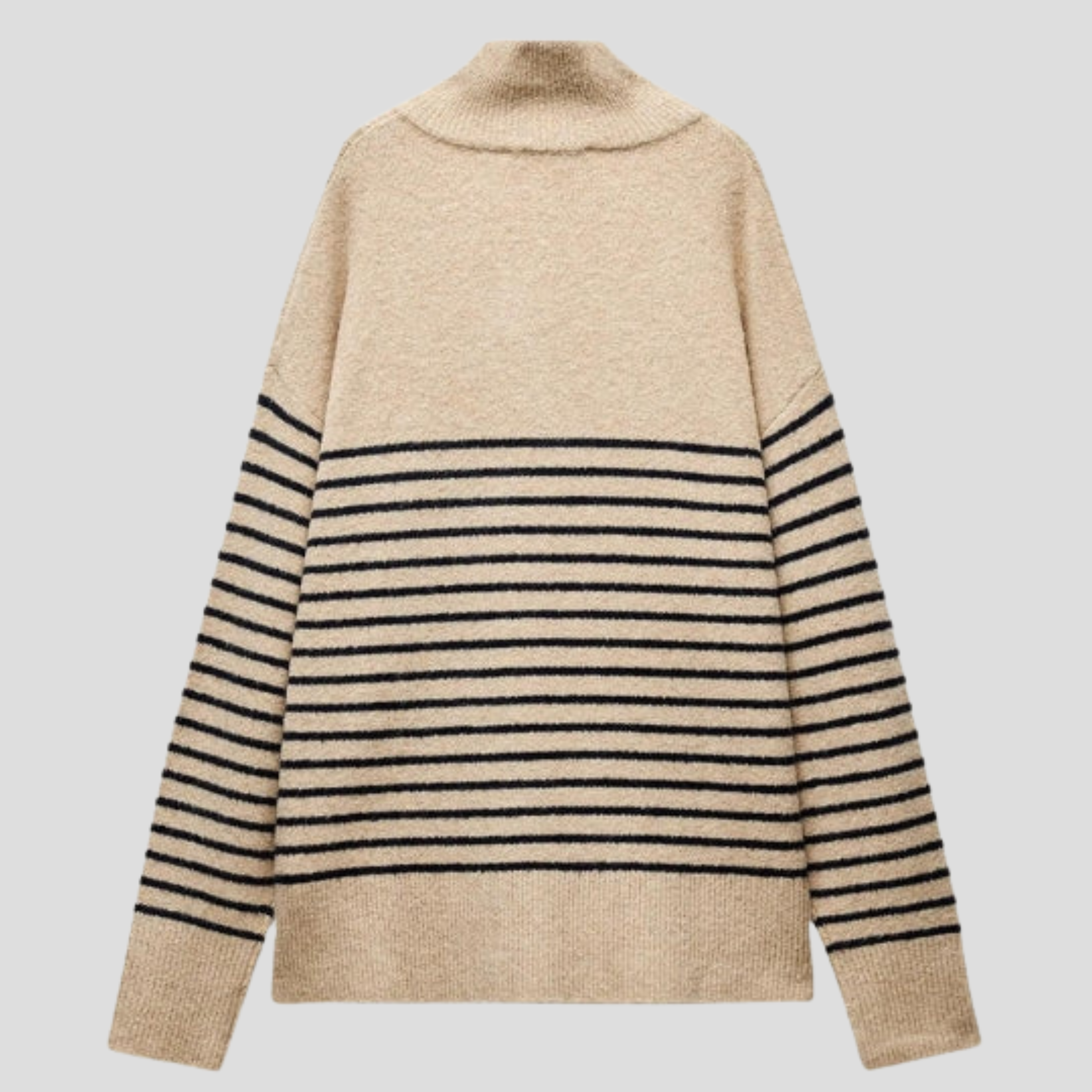 Women Sweater | Button Front Detail & Stand Collar Silhouette for Daily Wear